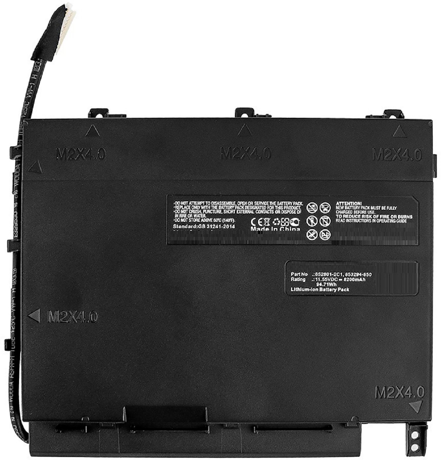 17-W163DX Akku MobiloTec mit Omen kompatibel mAh (1 Akku 8200 HP Akku St)