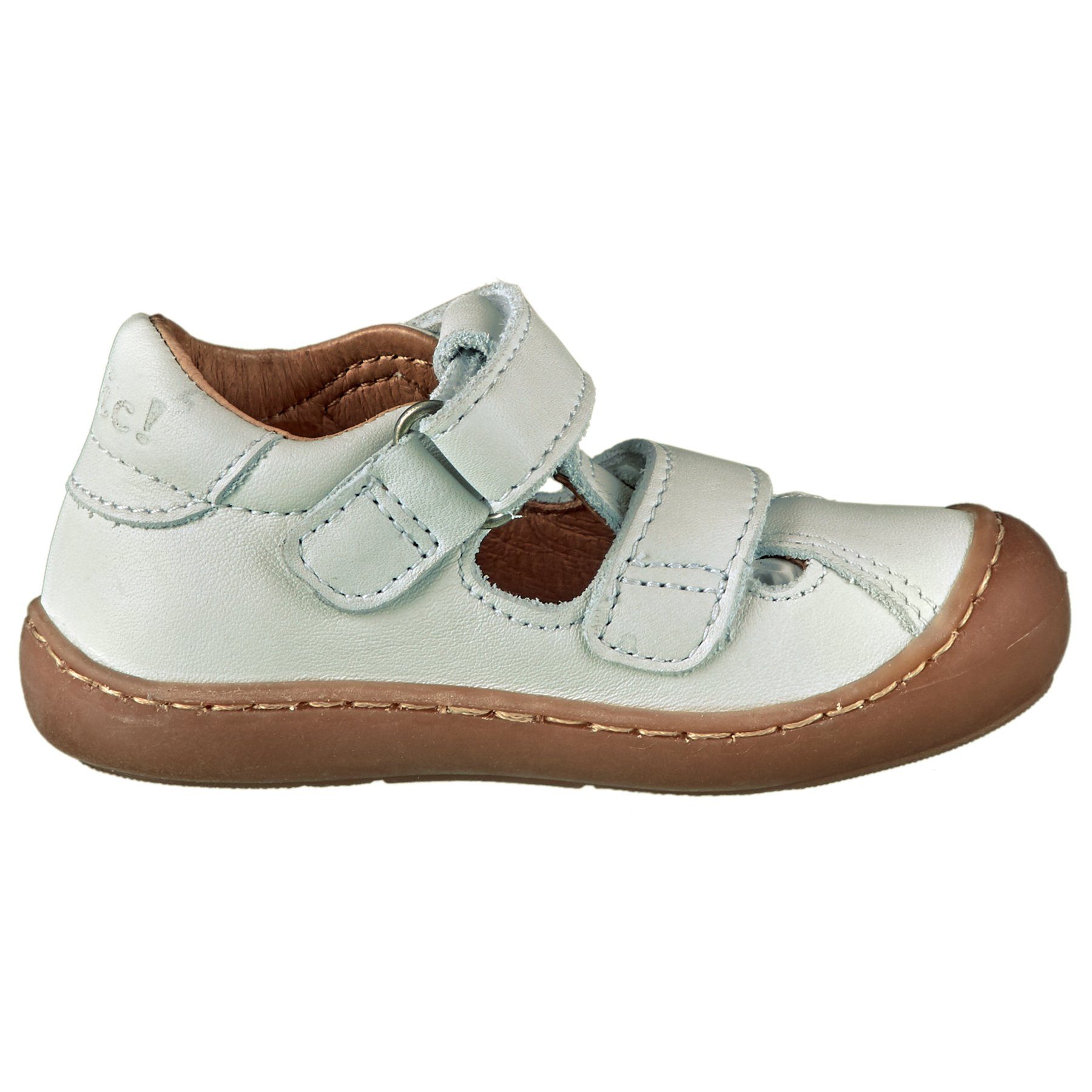 Clic Clic Sandalen Mädchen Lauflernschuhe Leder Weiß 9438 Sandalette