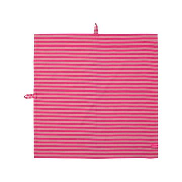 PiP Studio Geschirrtuch Geschirrtücher-Set Stripes Pink (65x65cm) (2-teilig)
