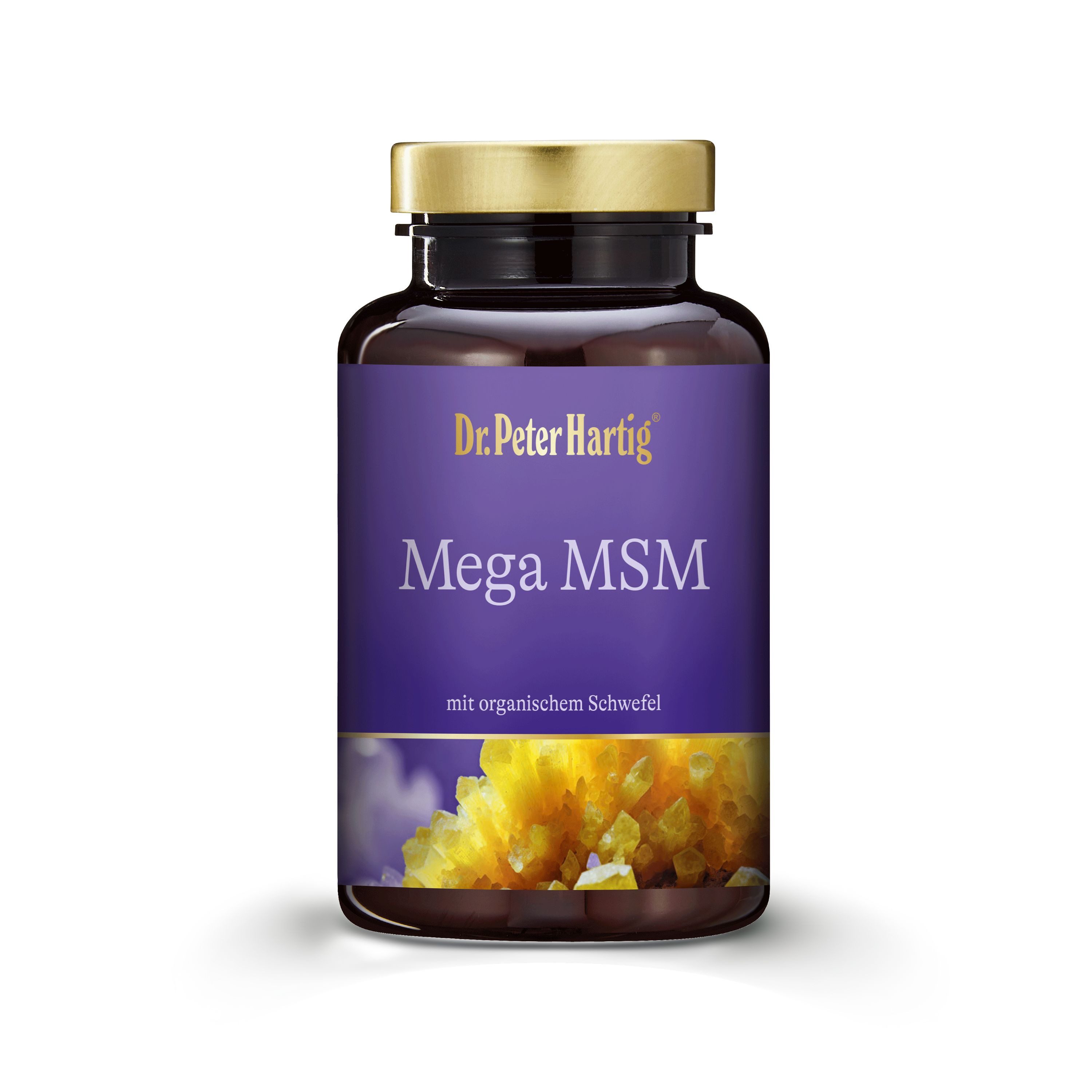 Dr. Peter Hartig Mega MSM, unterstützt Beweglichkeit und Gelenkgesundheit, Schwefel, Presslinge, 675 Presslinge, 7-Monats-Vorrat, à 135 g
