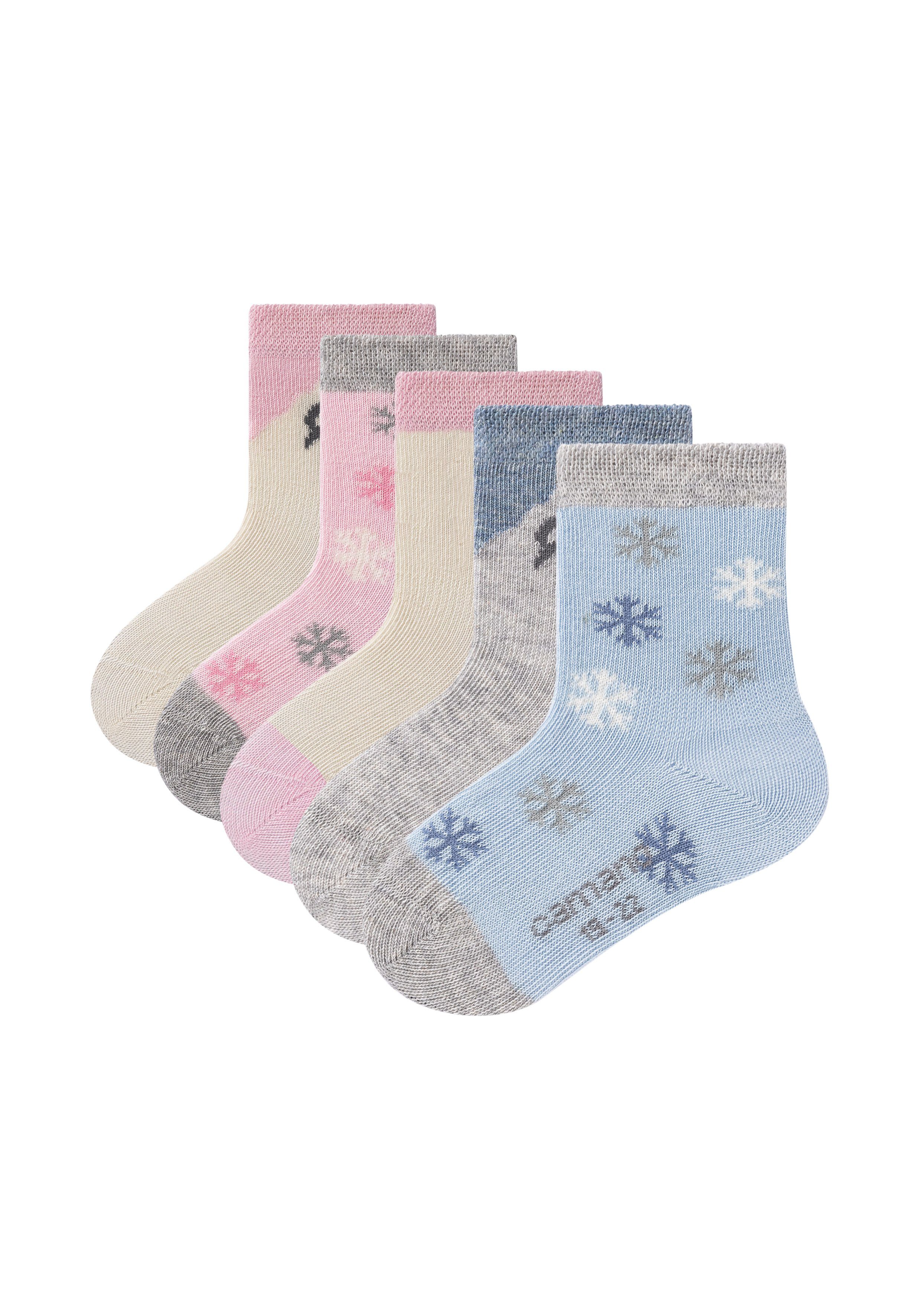 Camano Socken »casoft mit BioBaumwolle Husky« (5Paar) mit weichem