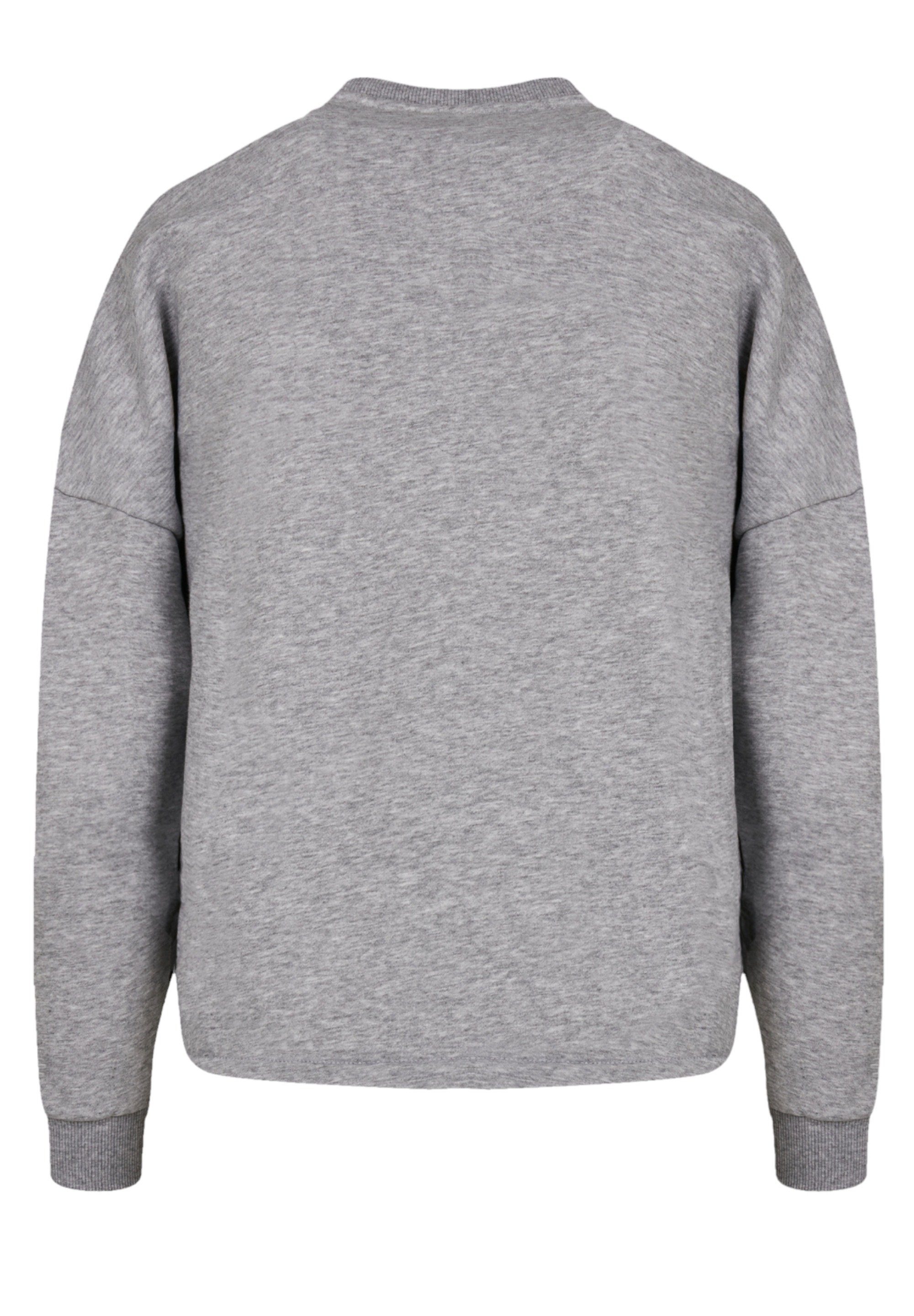 F4NT4STIC Sweatshirt Go Hamburg & Knut Jan heather Print Baltic grey