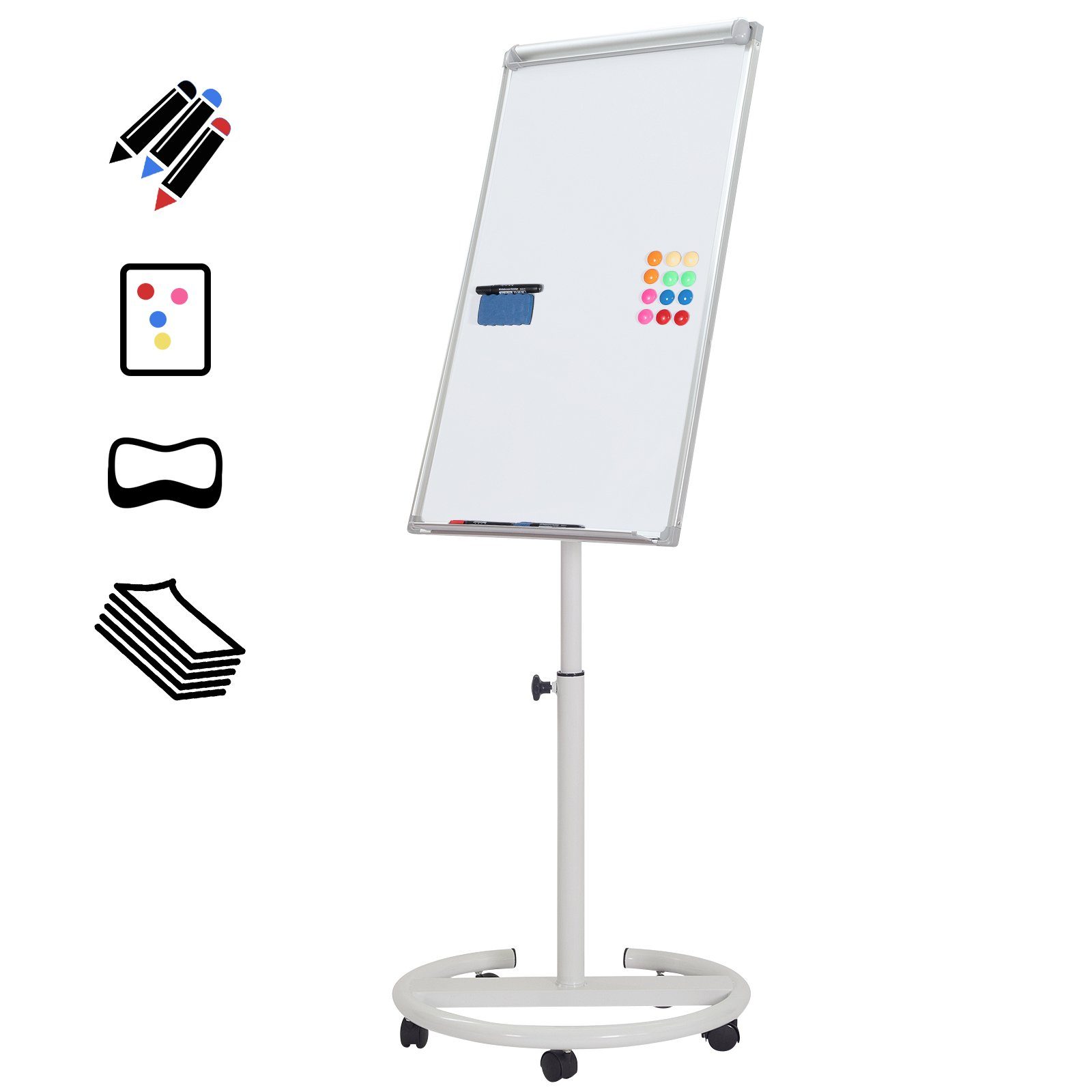 Jago Magnettafel Flipchart mit Rundfuß - günstig online kaufen