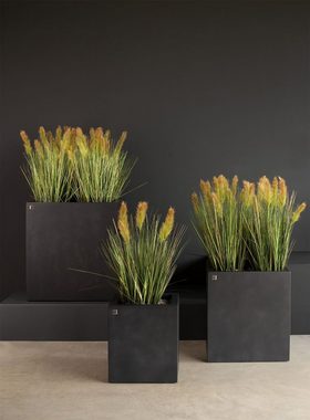 fleur ami Pflanzkübel Division Lite Pflanzwürfel, 40 x 40 x 44 cm, concrete anthrazit
