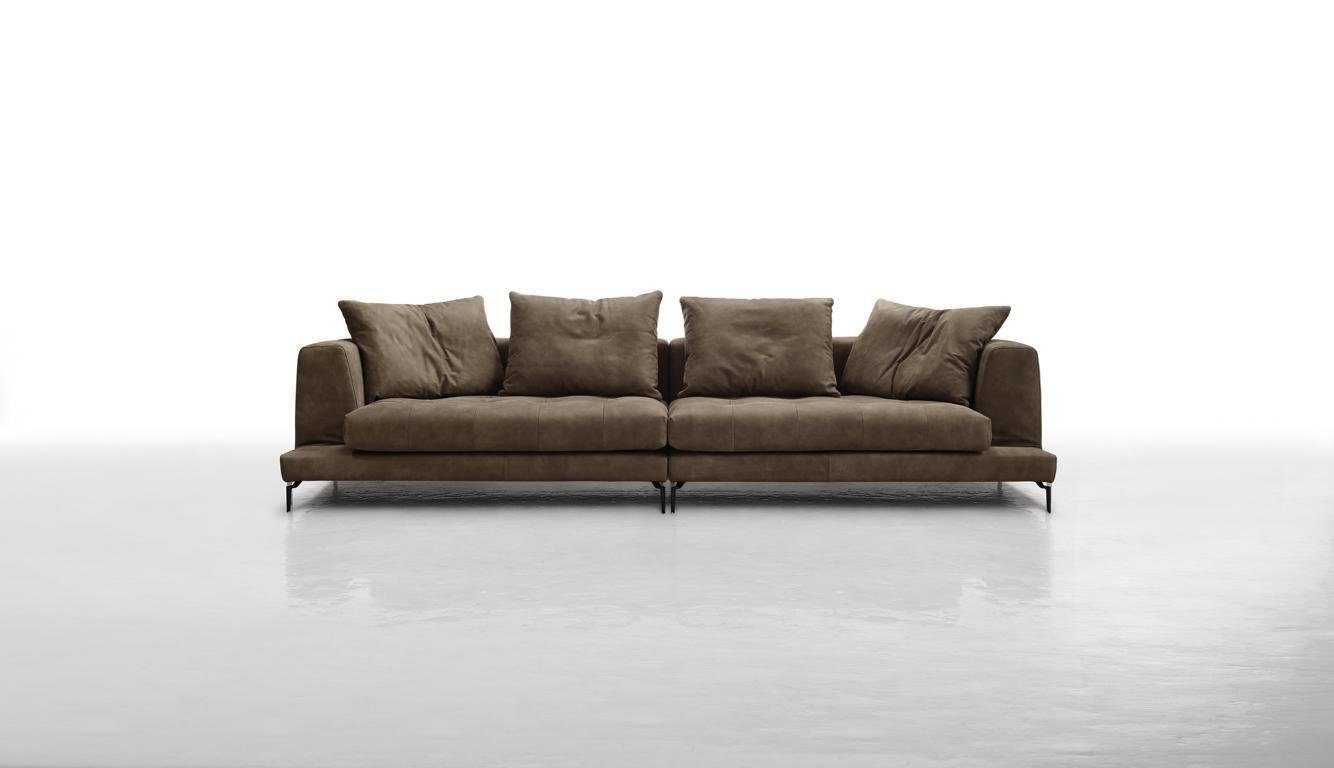 JVmoebel 4-Sitzer Sofa 4 Sitz Viersitzer Luxus Leder Sofas Ledersofa Couch Polster Luxus