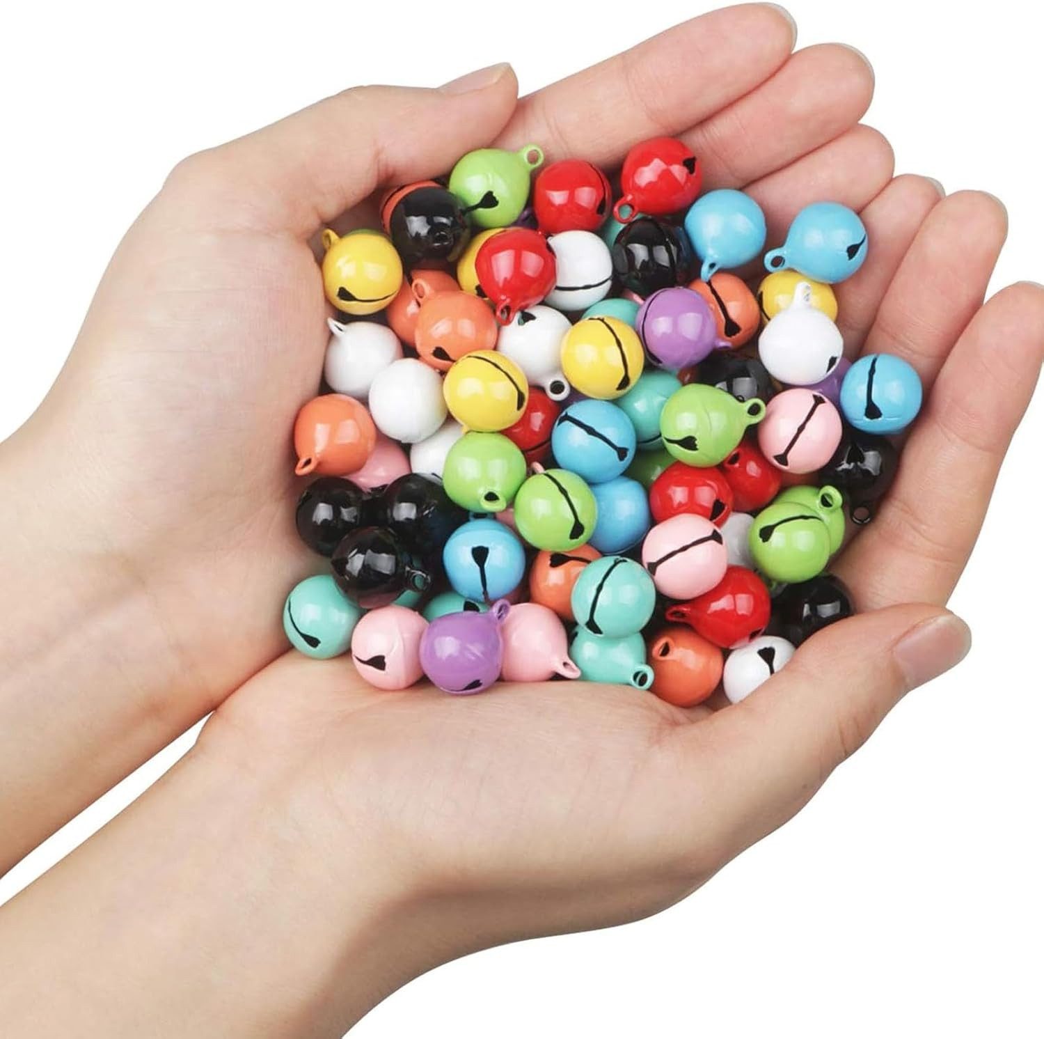 FELIXLEO Tortenglocke 30 Stück Glöckchen,Kleine Glöckchen zum Basteln,Bunt Kleine Glöckchen,(1-tlg)