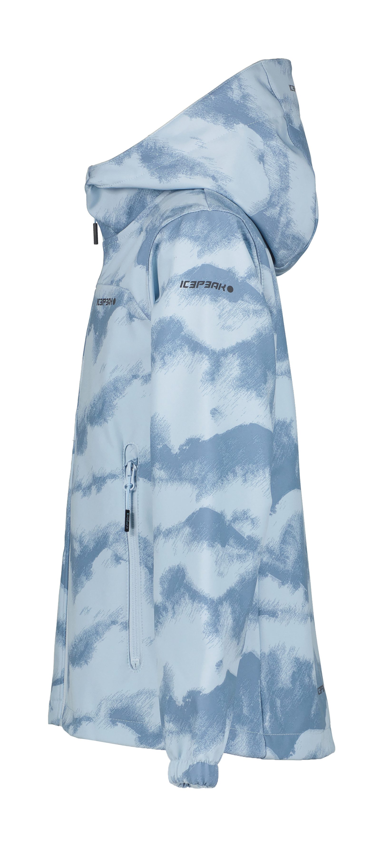 Icepeak Softshelljacke KULM JR für Kinder und Jugendliche, atmungsaktiv, wasserdicht