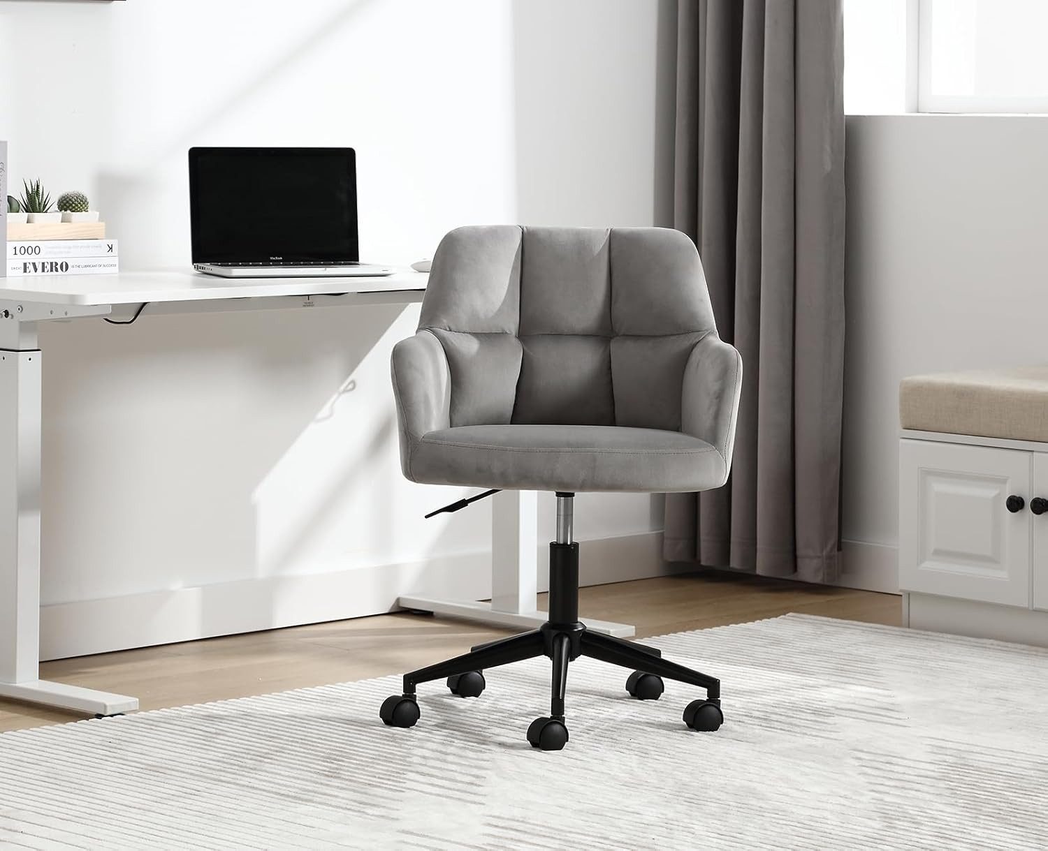 WAHSON OFFICE CHAIRS Bürostuhl Samt Bürostuhl günstig online kaufen