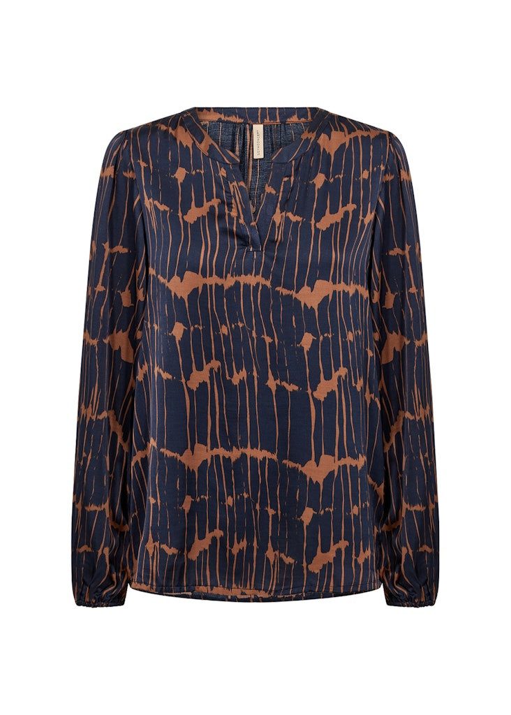 soyaconcept Langarmbluse SC-ARLETTE 1 NAVY BLAZER COMBI