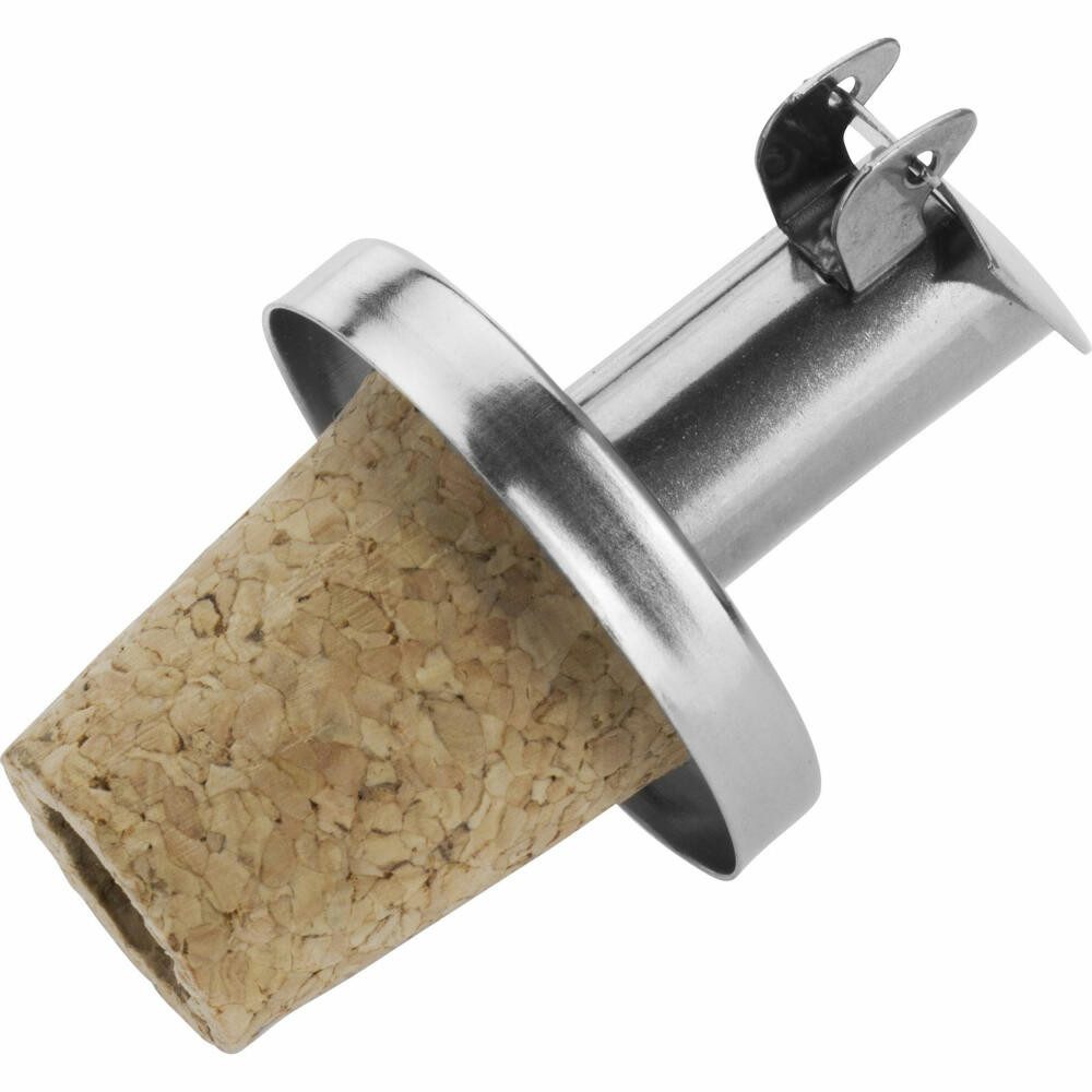 WESTMARK Flaschenausgießer 4 Stück »Inox Öl-Spezial« + 4 Ersatzkorken, mit Metallkläppchen