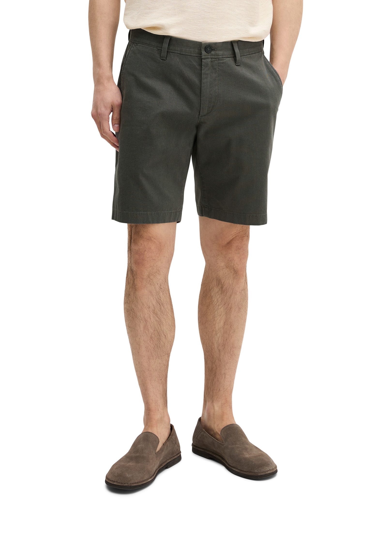 Marc O'Polo Shorts aus Bio-Baumwoll-Mix