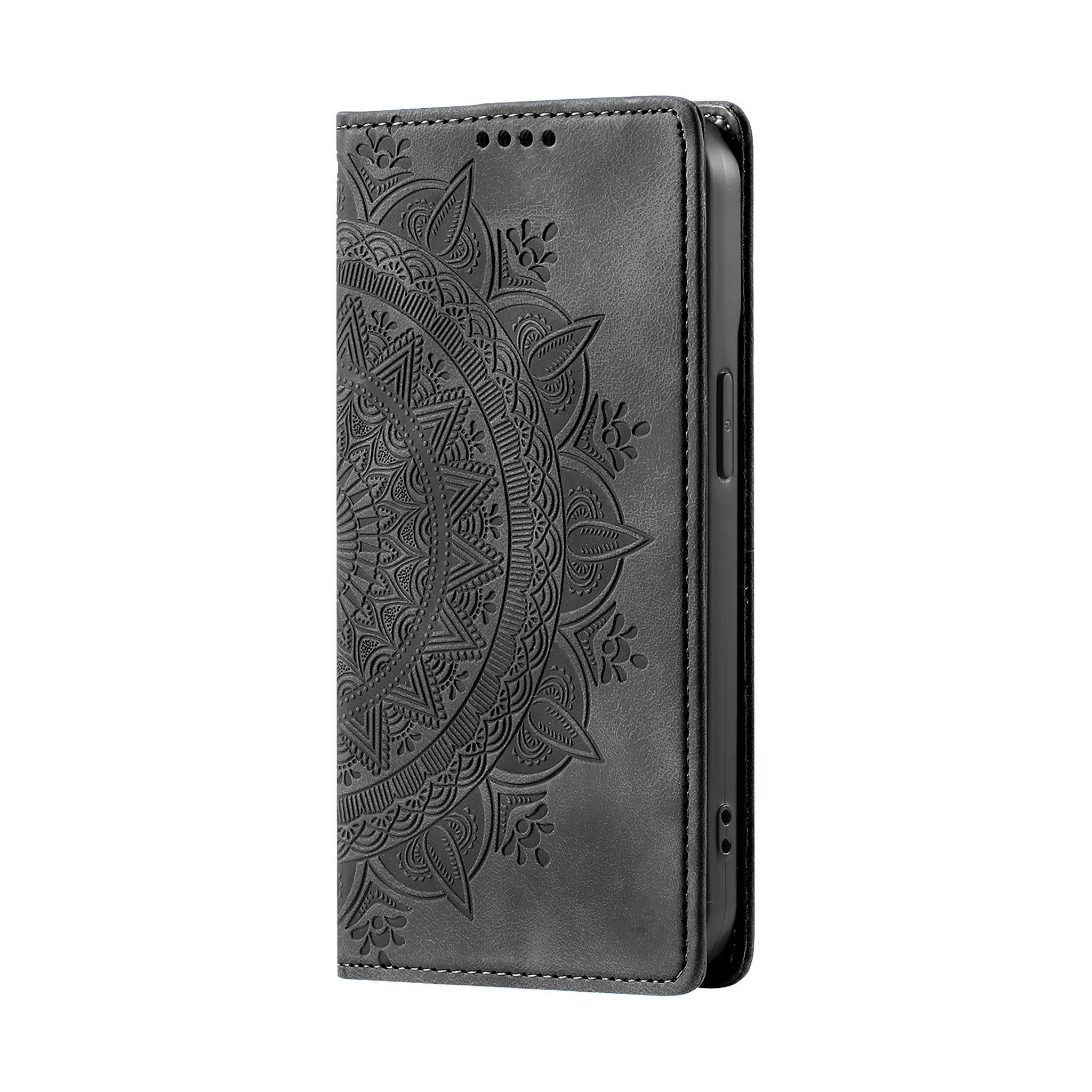 Tec-Expert Handyhülle Mandala Hülle Cover für Samsung Galaxy A57 5G 6.7 Zoll, 6.7, Klapphülle Case Tasche mit Kartenfächern und RFID Schutz – Bild 5 von 5