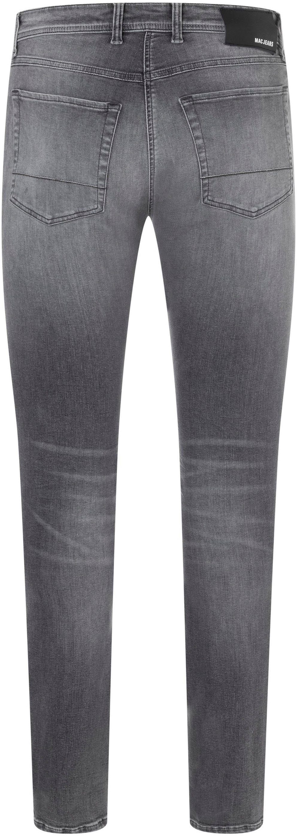 elastisch washed dark super MAC black Flexx-Driver Straight-Jeans