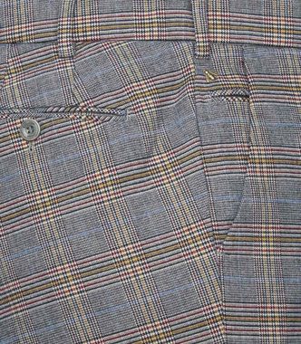 MEYER 5-Pocket-Jeans MEYER EXCLUSIVE BONN Chino grey multicoloured checkered 2-8568-34
