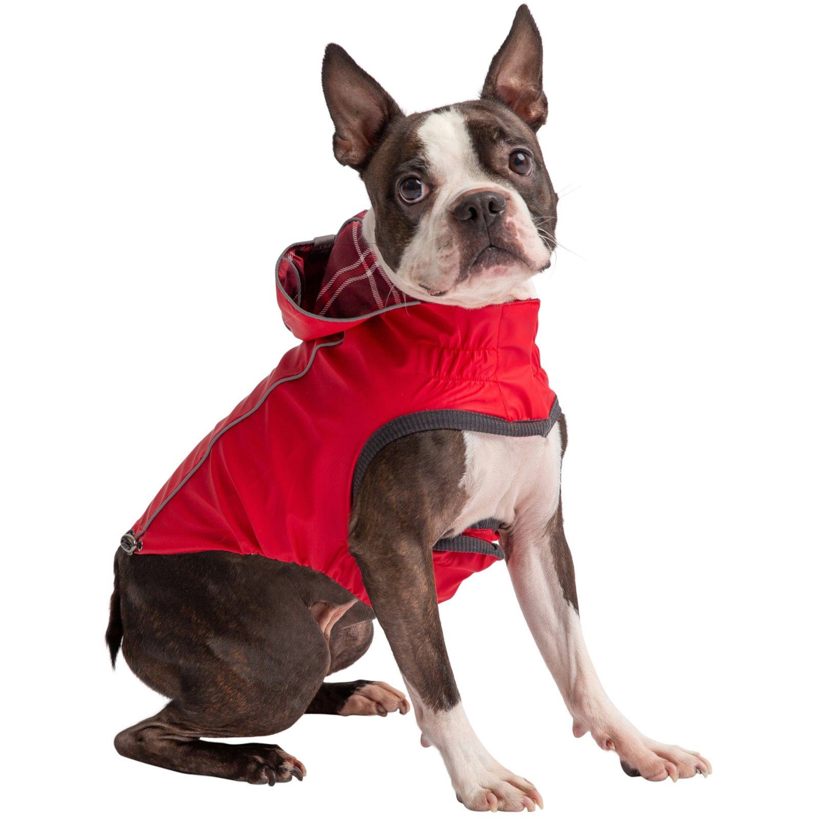 GF Pet Hunderegenmantel GF Pet Elastofit Regenmantel für Hunde, rot