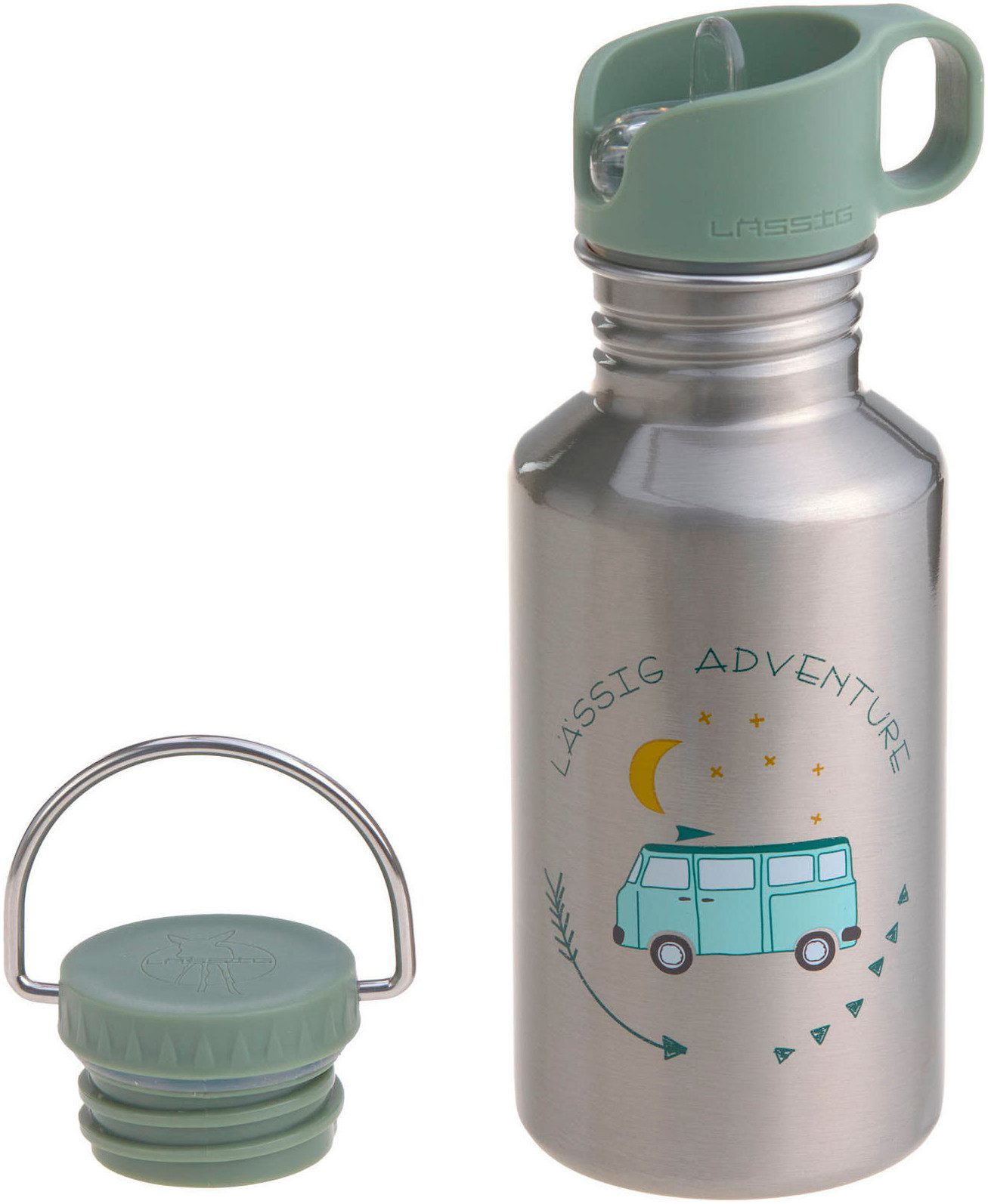 LÄSSIG Trinkflasche Adventure, Bus