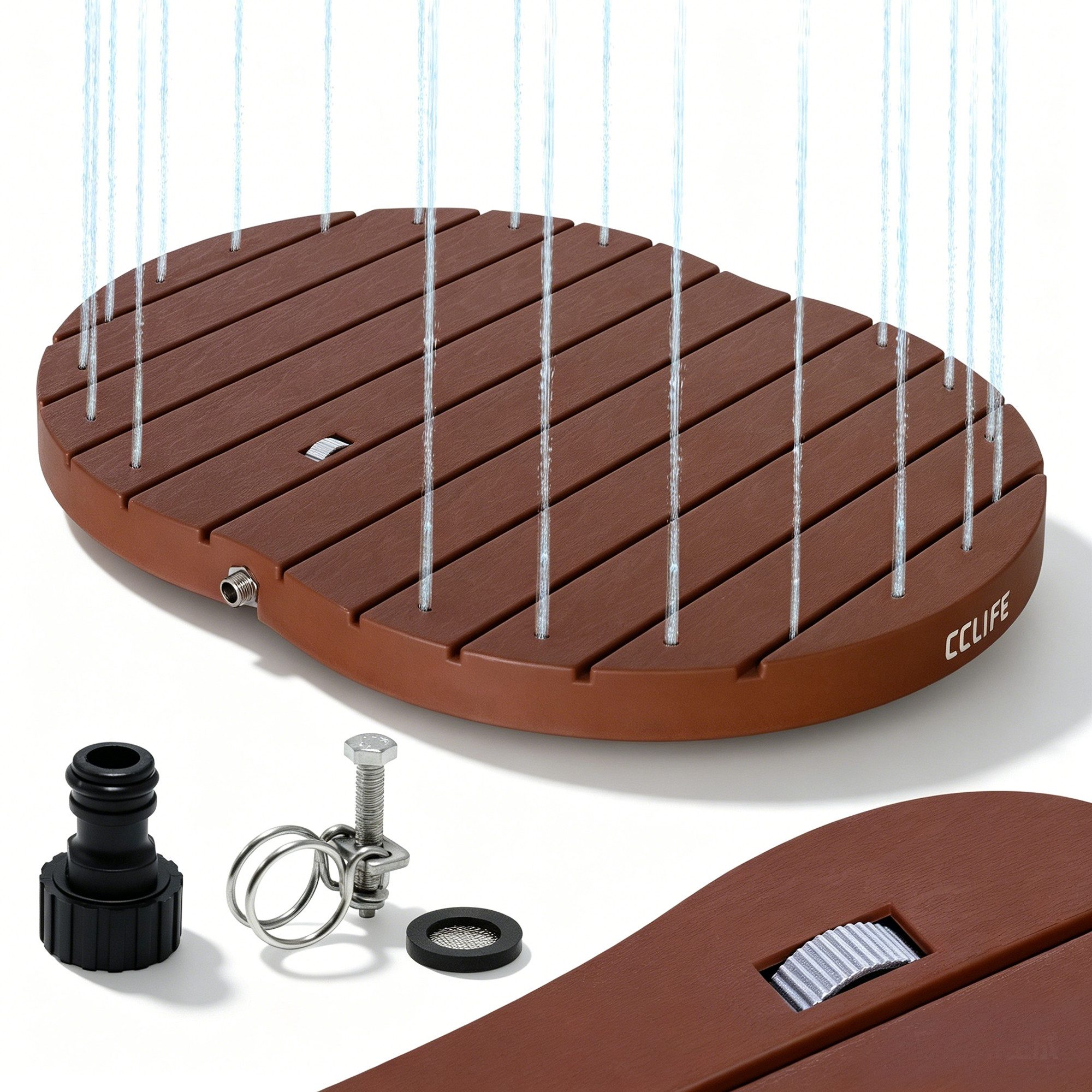 CCLIFE Gartendusche Gartendusche Aussendusche, Bodendusche Outdoor