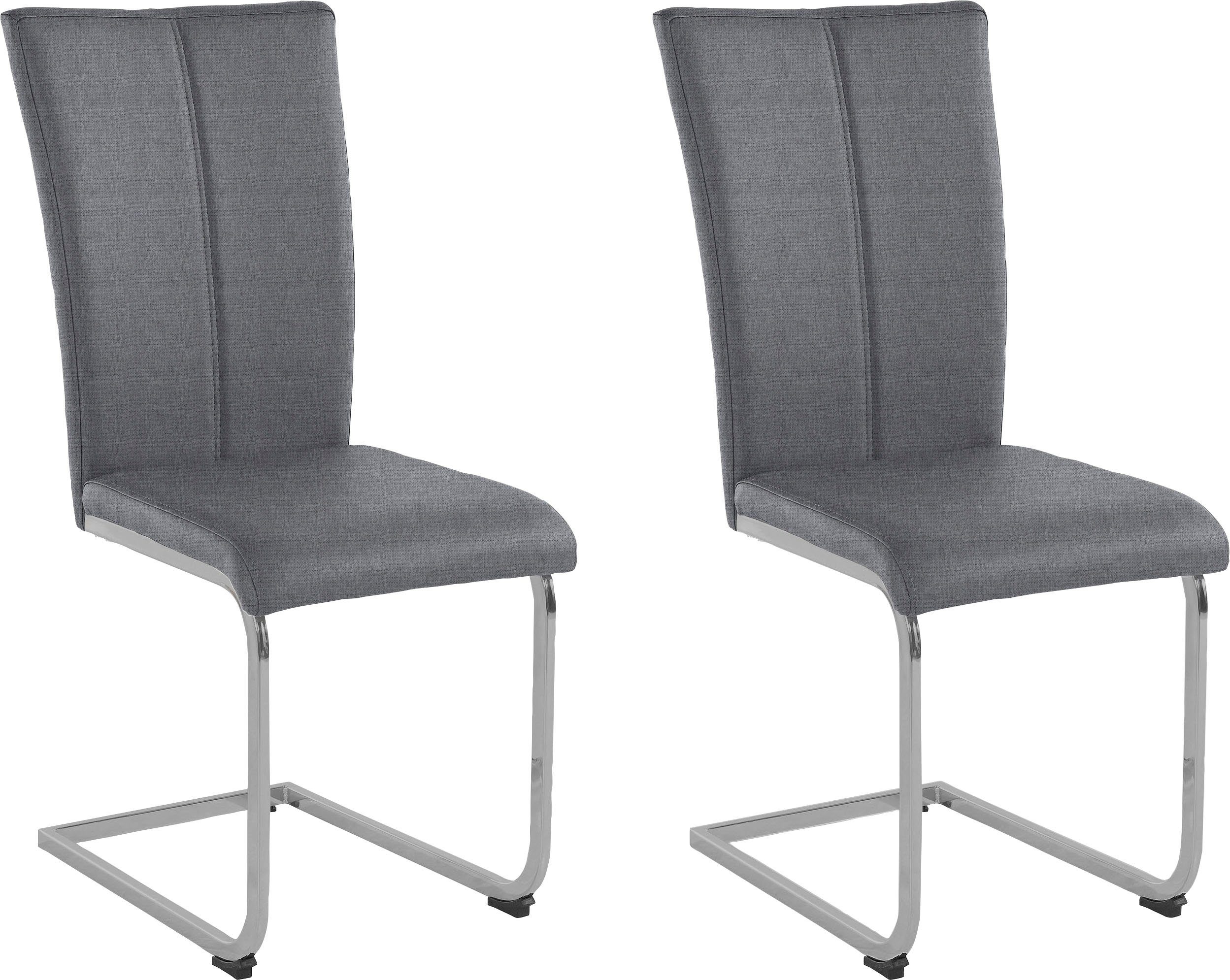 Home affaire Freischwinger "Nils", (Set), 2 St., Strukturstoff-Struktur gro günstig online kaufen