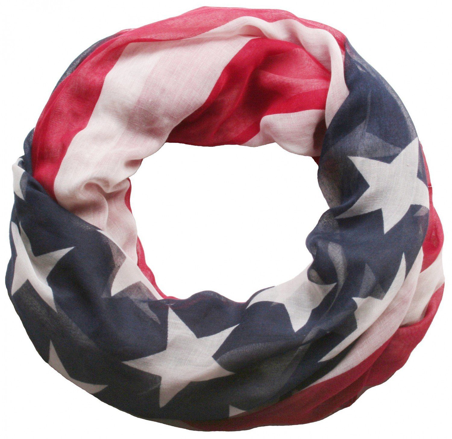 styleBREAKER Loop, (1-St), Loop im USA Flaggen Design