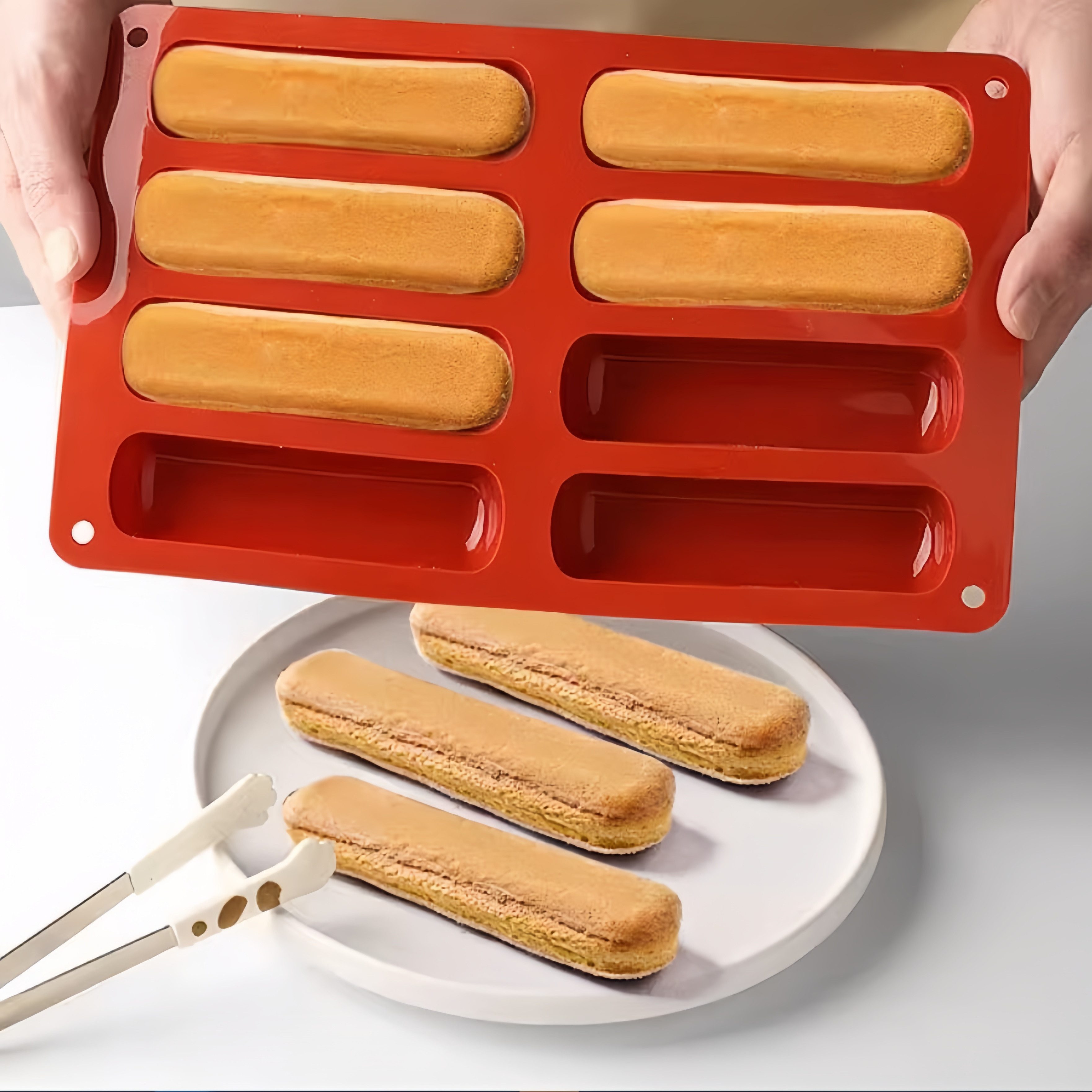 FOUORTUNATE-BEE Silikonform 2er-Set Silikonform für Müsliriegel und Backen, (2-tlg), Wiederverwendbare Antihaft-Form für Schokolade & Riegel