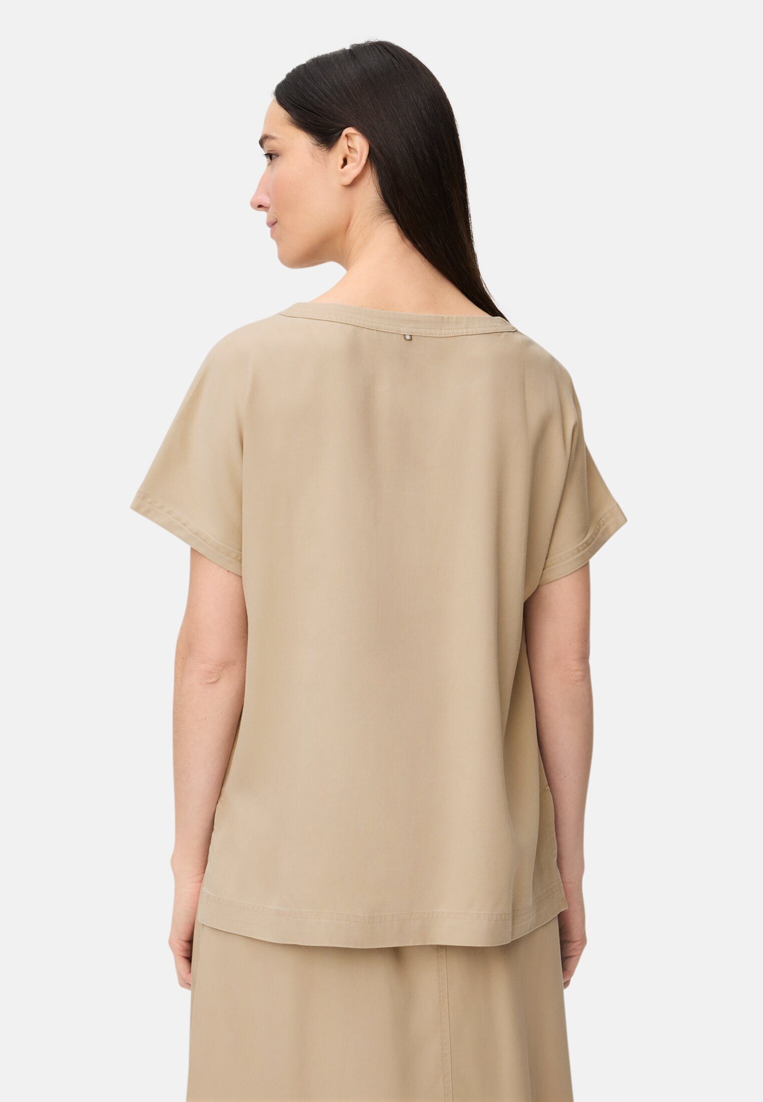 camel active T-Shirt mit Brusttasche Kurzarm