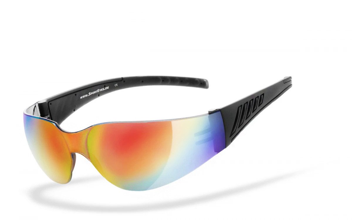 HSE - SportEyes Sportbrille SPRINTER 1.0, Steinschlagbeständig durch Kunststoff-Sicherheitsglas
