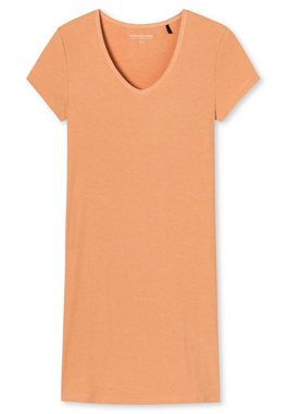 Schiesser Nachthemd Modern Rib - Natural Dye (1-tlg) Nachthemd -