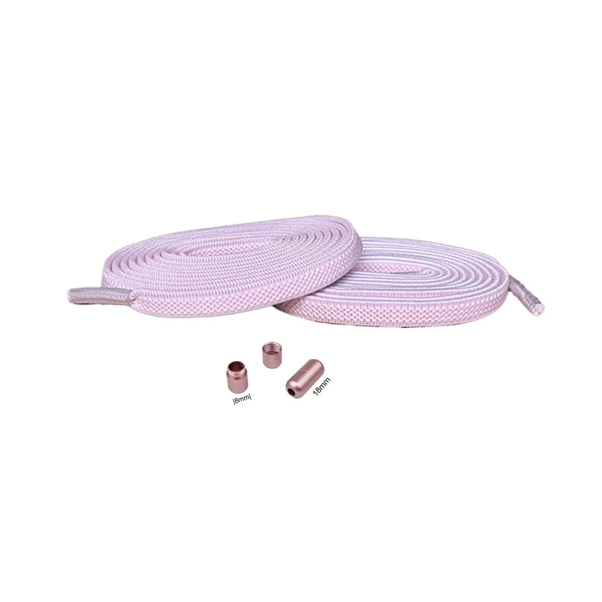 Schnürsenkel Elastische flache Schnürsenkel mit Drehverschluss