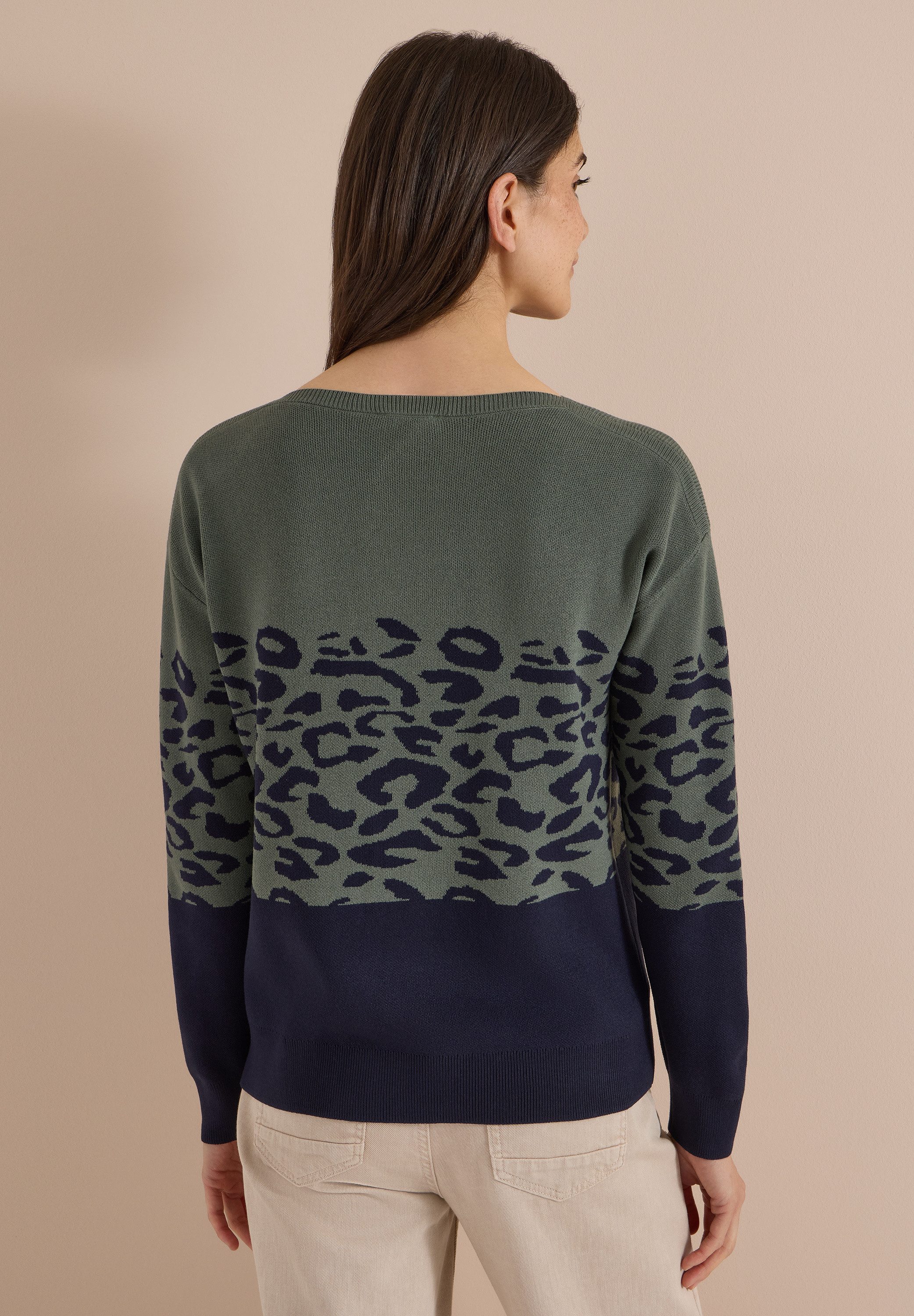 CECIL Strickpullover mit Rundhalsausschnitt