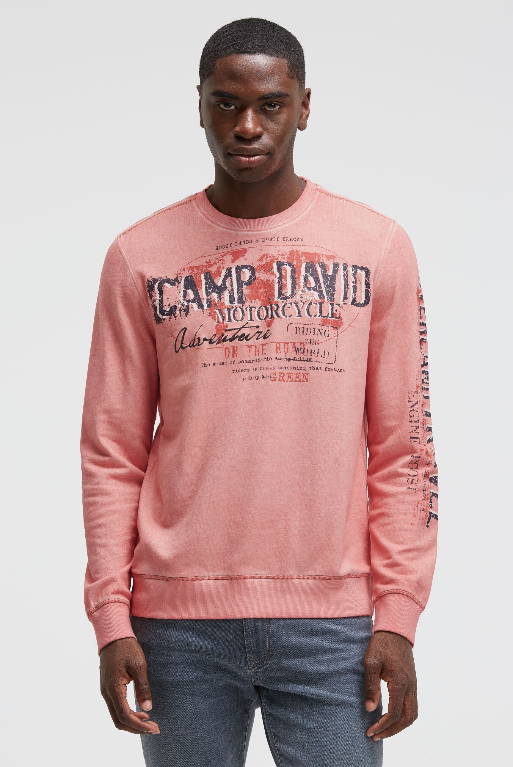CAMP DAVID Sweater aus Baumwolle günstig online kaufen