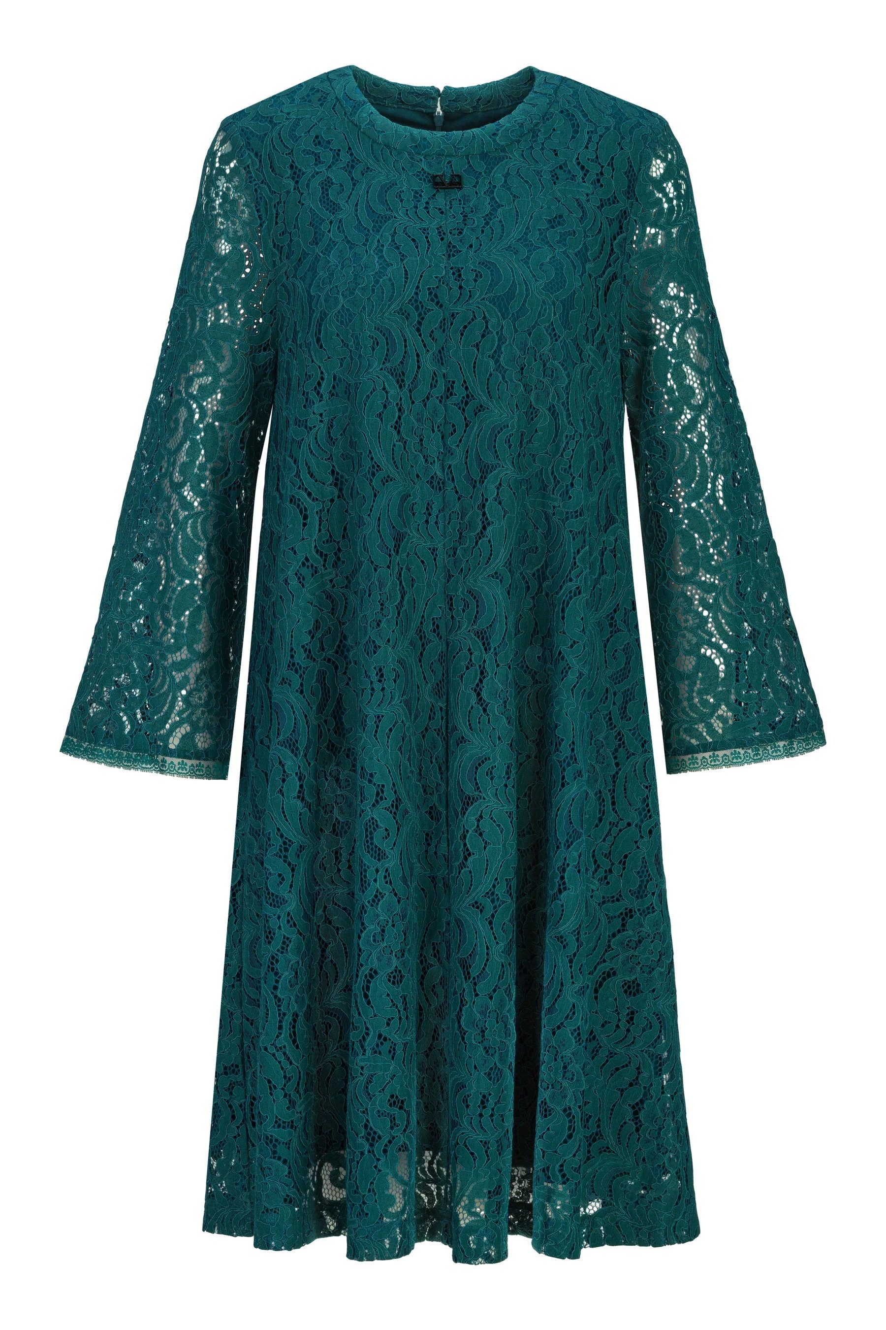 19V69 ITALIA Cocktailkleid - Elegantes Spitzenkleid mit Trompetenärmeln für Damen