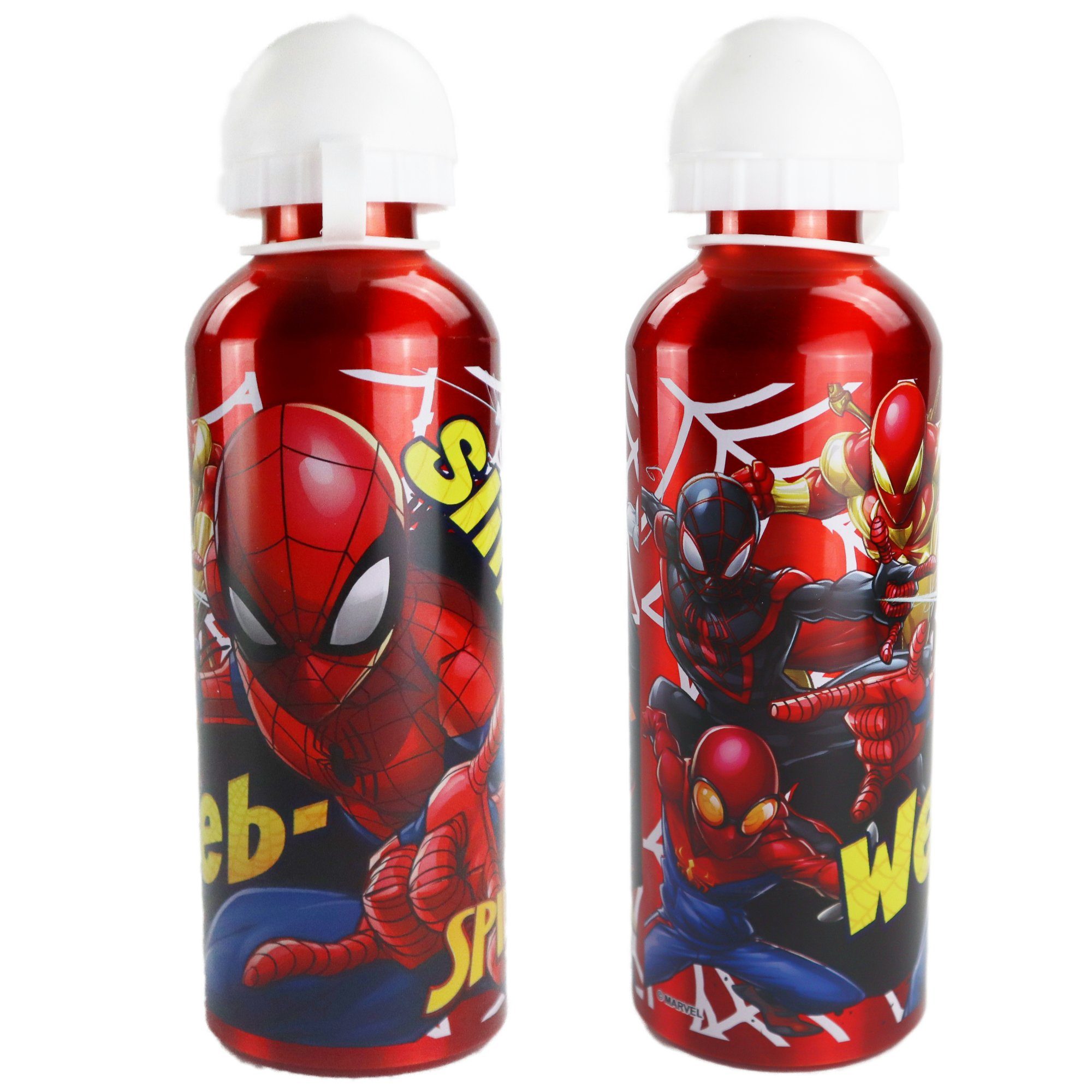 MARVEL Trinkflasche Marvel 500 Spiderman - ALU ml Flasche Gwen Wasserflasche