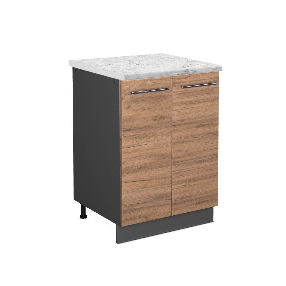 Vicco Unterschrank Fame-Line, Goldkraft Eiche/Anthrazit, 60 günstig online kaufen