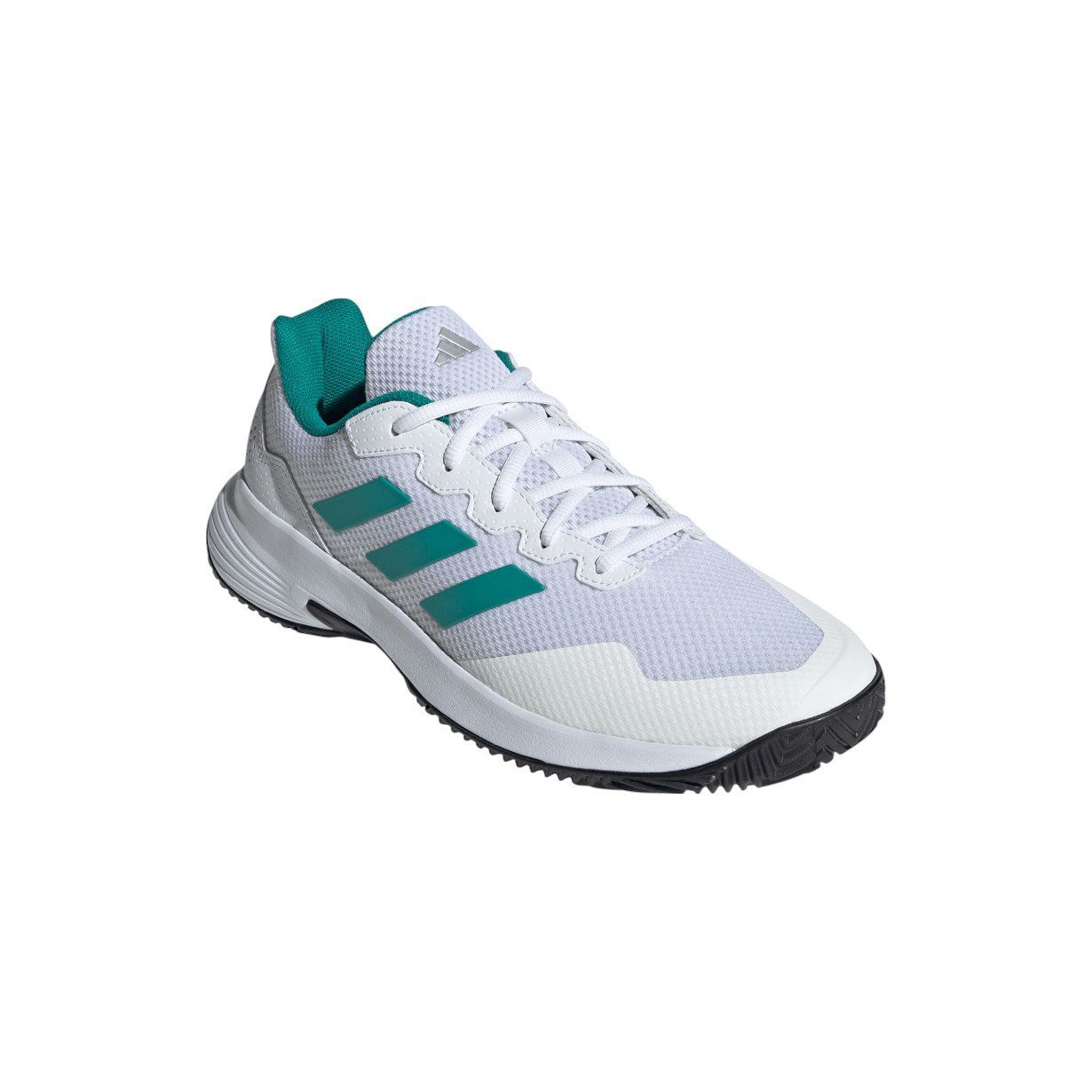 adidas Performance GameCourt 2 Allcourt weiss/tealgrün/schwarz Herren Tennisschuh