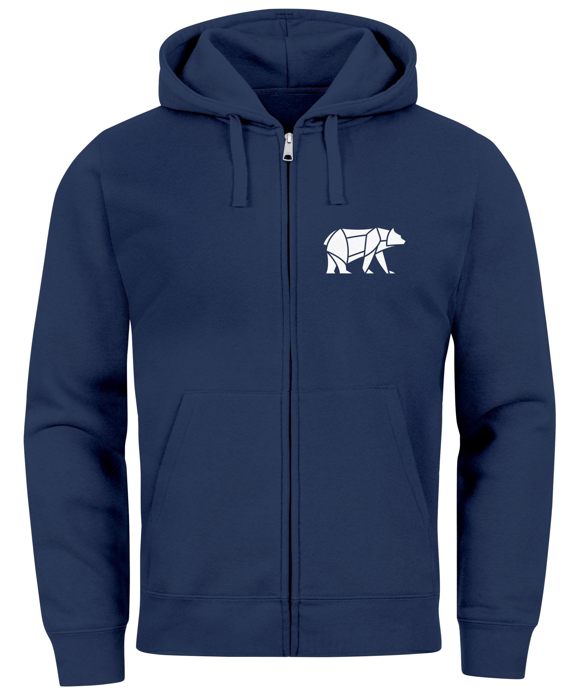 Neverless Sweatjacke Zip-Hoodie Sweatjacke mit Kapuze günstig online kaufen