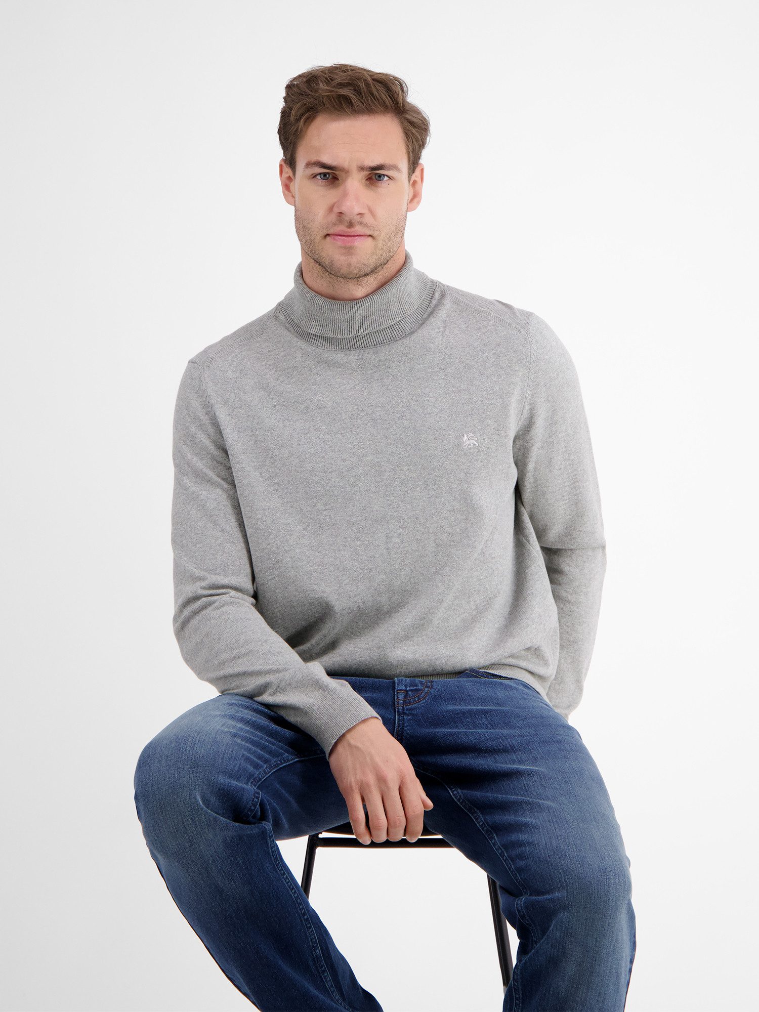 LERROS Rollkragenpullover LERROS Herren Rollkragen-Strickpullover