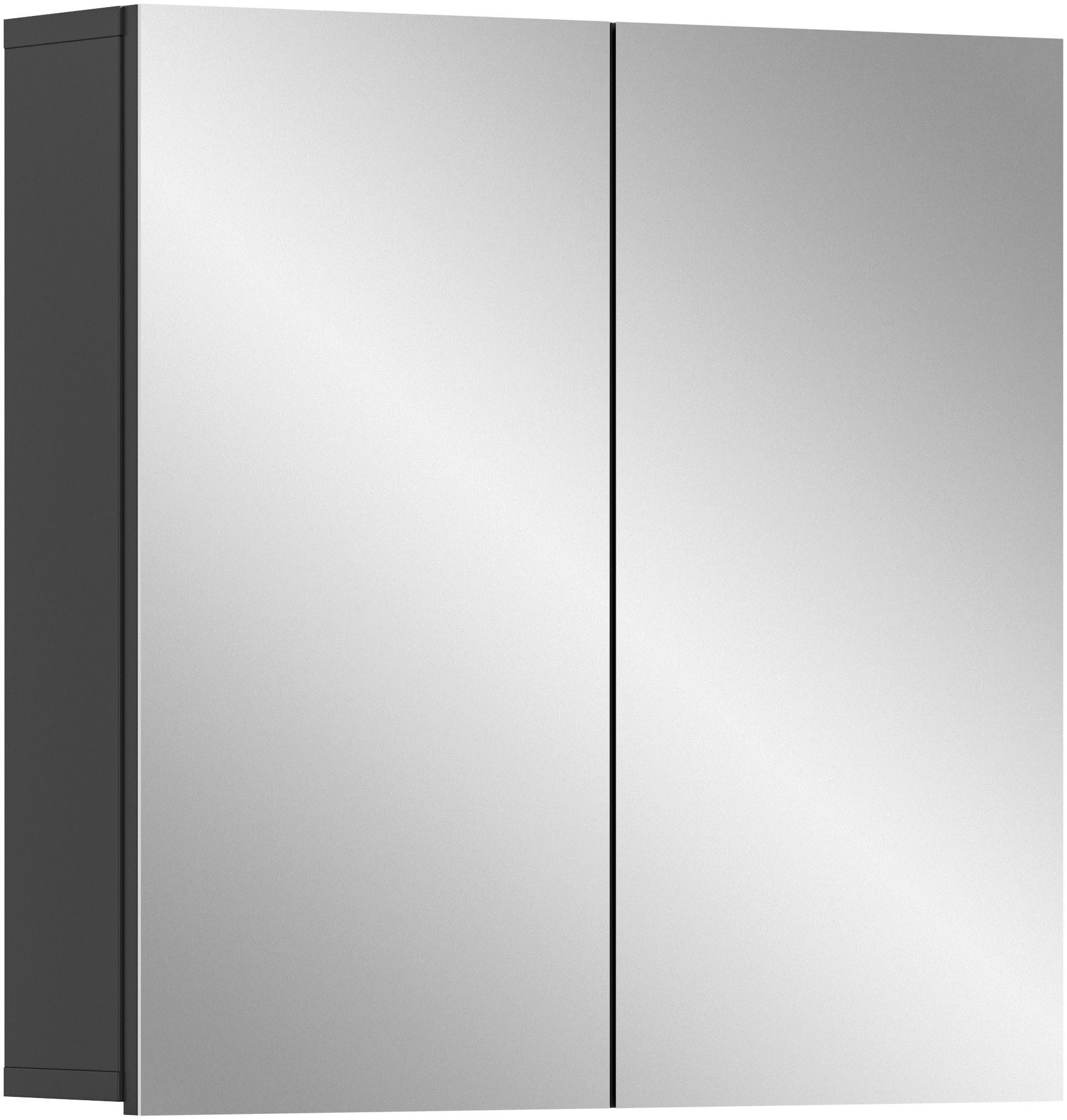 Spiegelschrank Doux, Breite 60 cm, 2 Spiegeltüren, 1 Einlegeboden, 3 Fächer