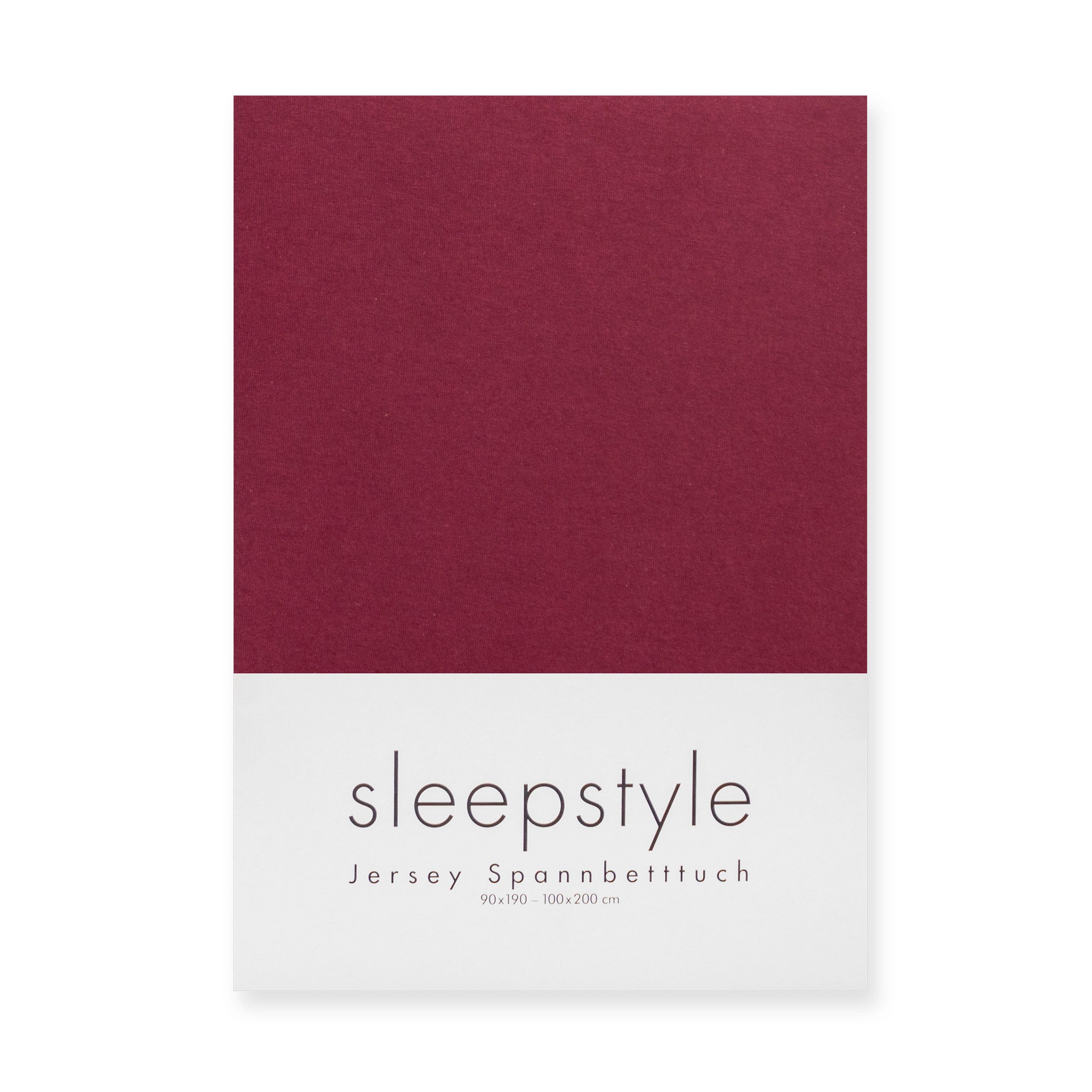 Sleepstyle Spannbettlaken SleepStyle, Jersey, Gummizug: rundum, (1 Stück), günstig online kaufen