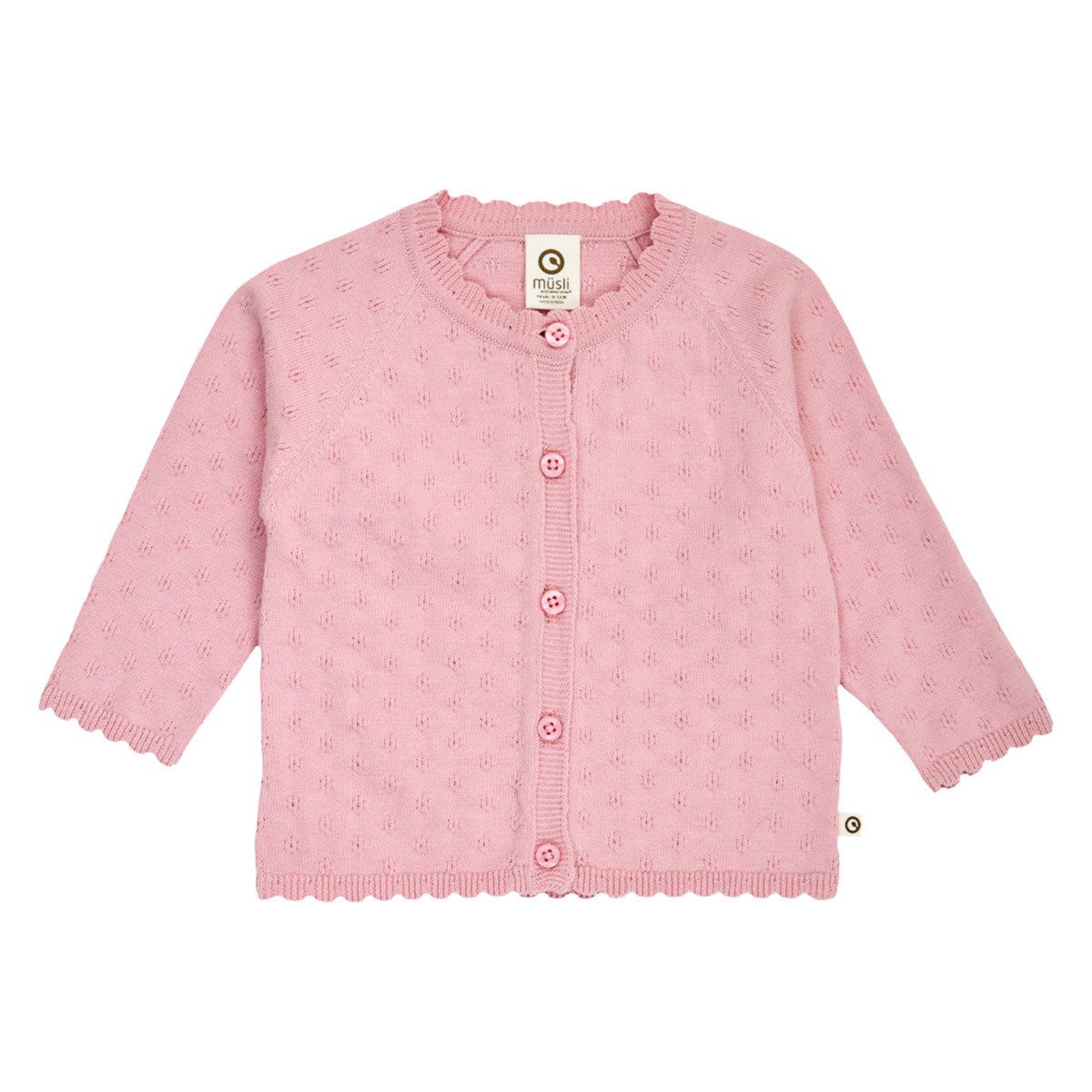 Müsli by GREEN COTTON Strickjacke 1546008300 Mädchen Strick-Cardigan, Strickjäckchen, Grobstrickjacke, Feinstrickjacke