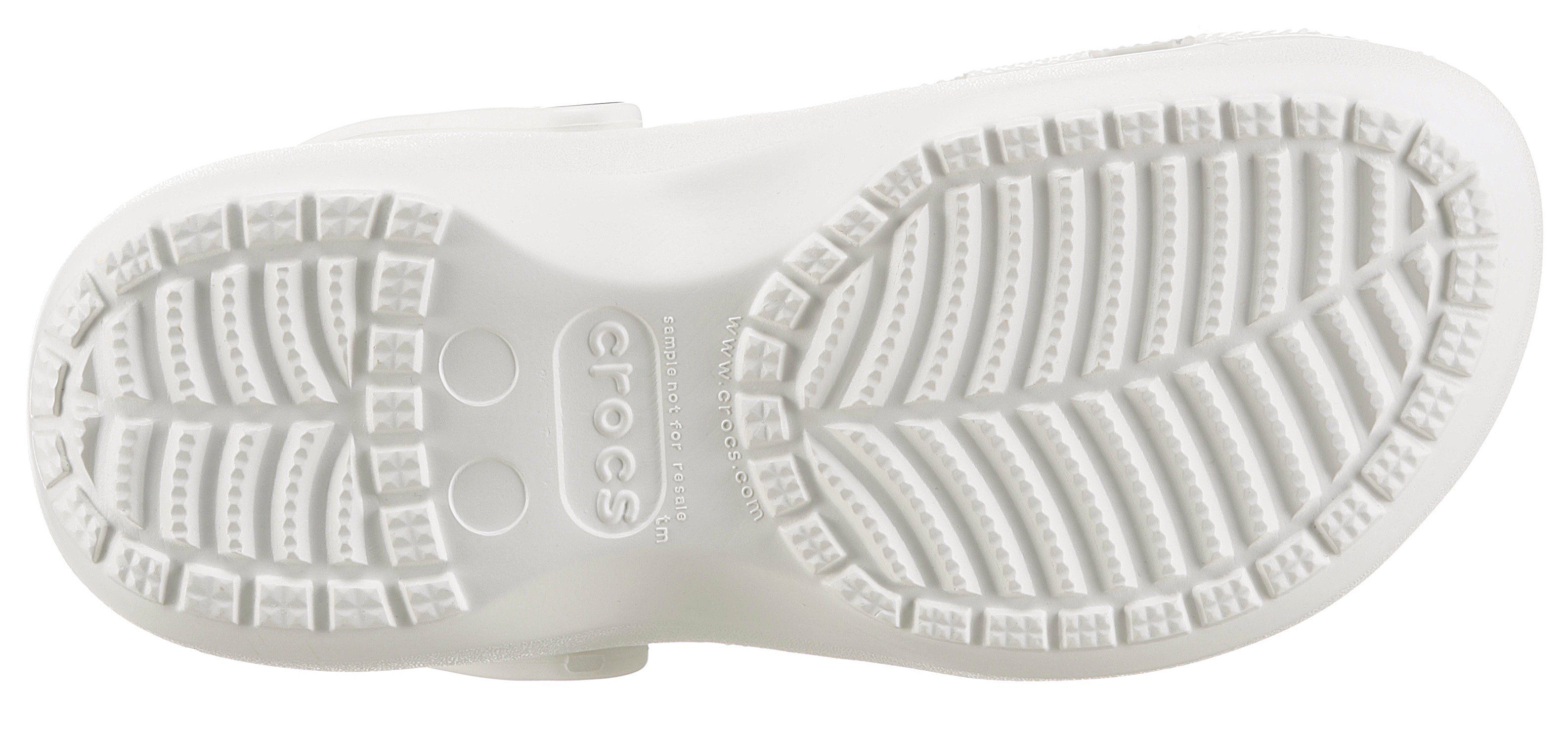 Crocs Classic Platform Clog W Clog Sommerschuh, Schlappen, Hausschuh, trendige Plateausohle