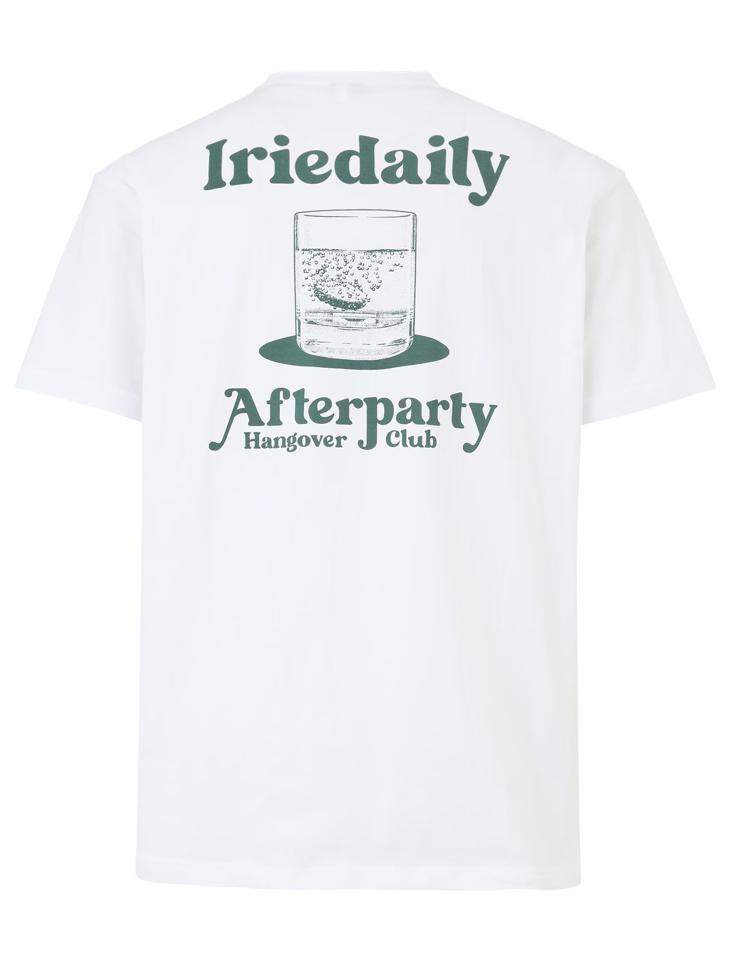 iriedaily Kurzarmshirt Hangover Club T-Shirt - Kurzarmshirt Herren Baumwolle - Shirt weiß