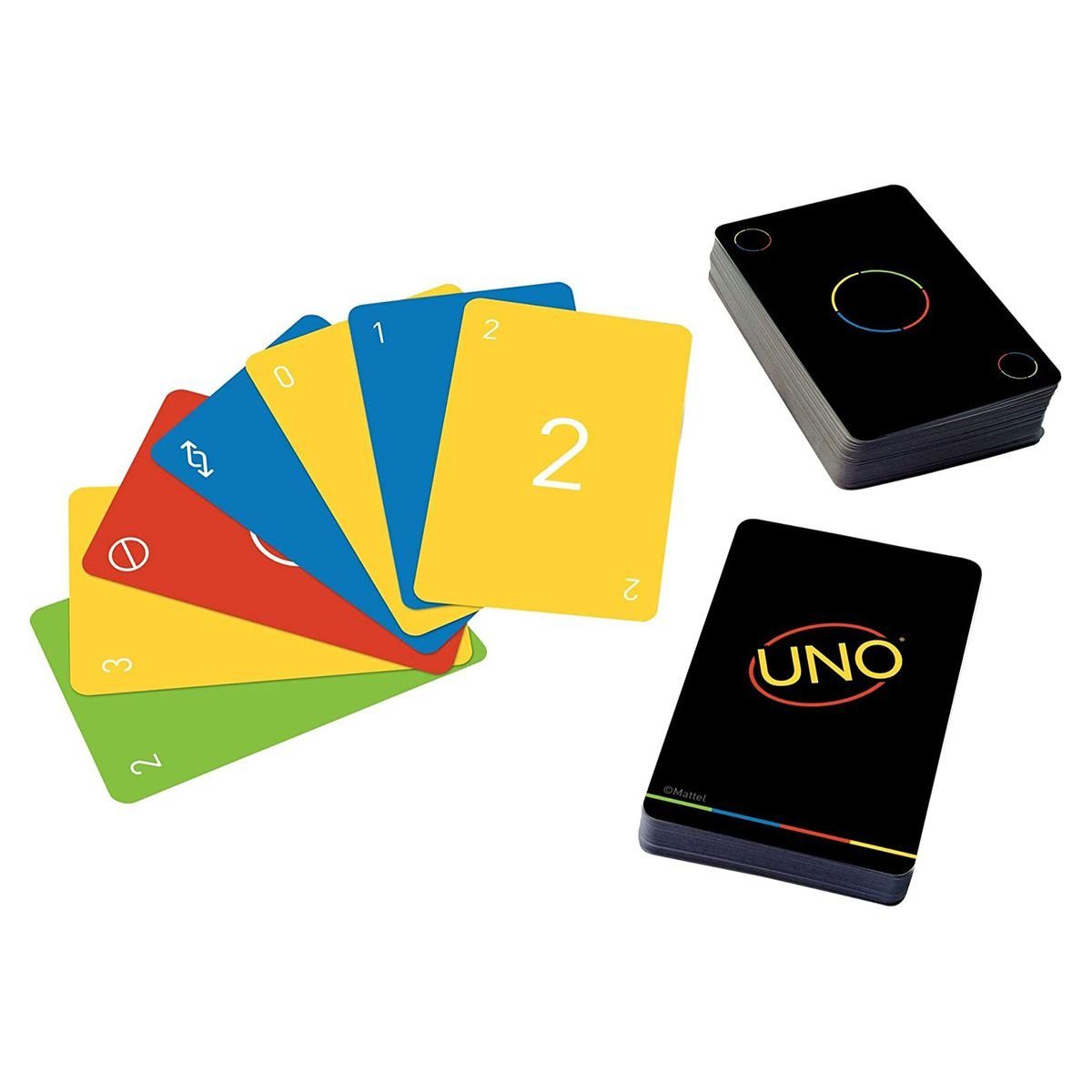 Mattel® Spiel Mattel GYH69 - UNO - Minimalista Kartenspiel, 112 Karten