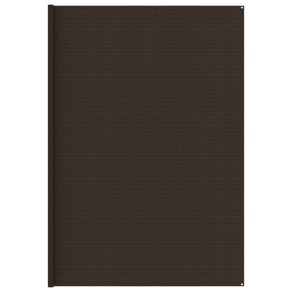 Zeltteppiche 400 x 500 cm Zeltteppich 400x500 cm Braun Wohnwagen Teppich Vorzelt Un