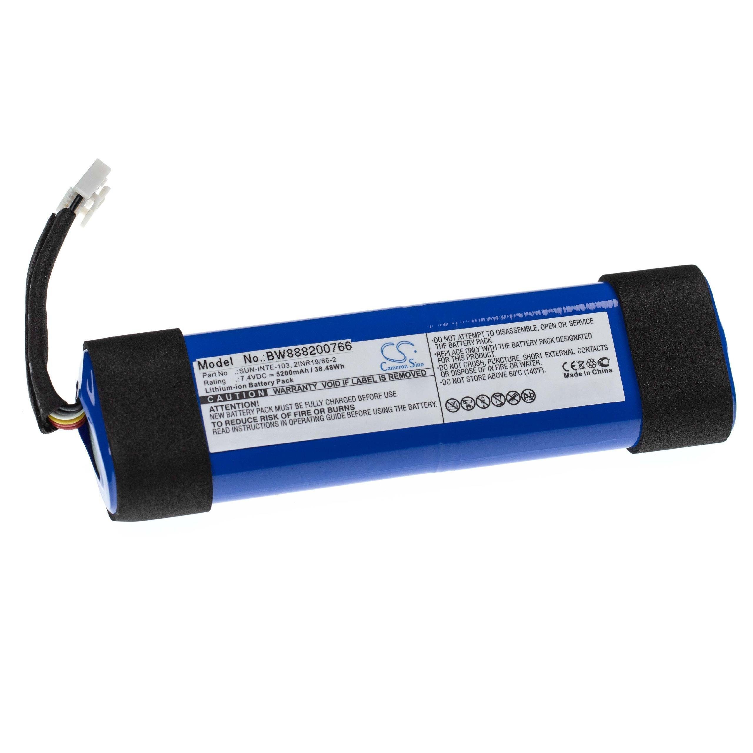 vhbw Ersatz für JBL 2INR19/66-2, SUN-INTE-103 für Lautsprecher (5200 ...