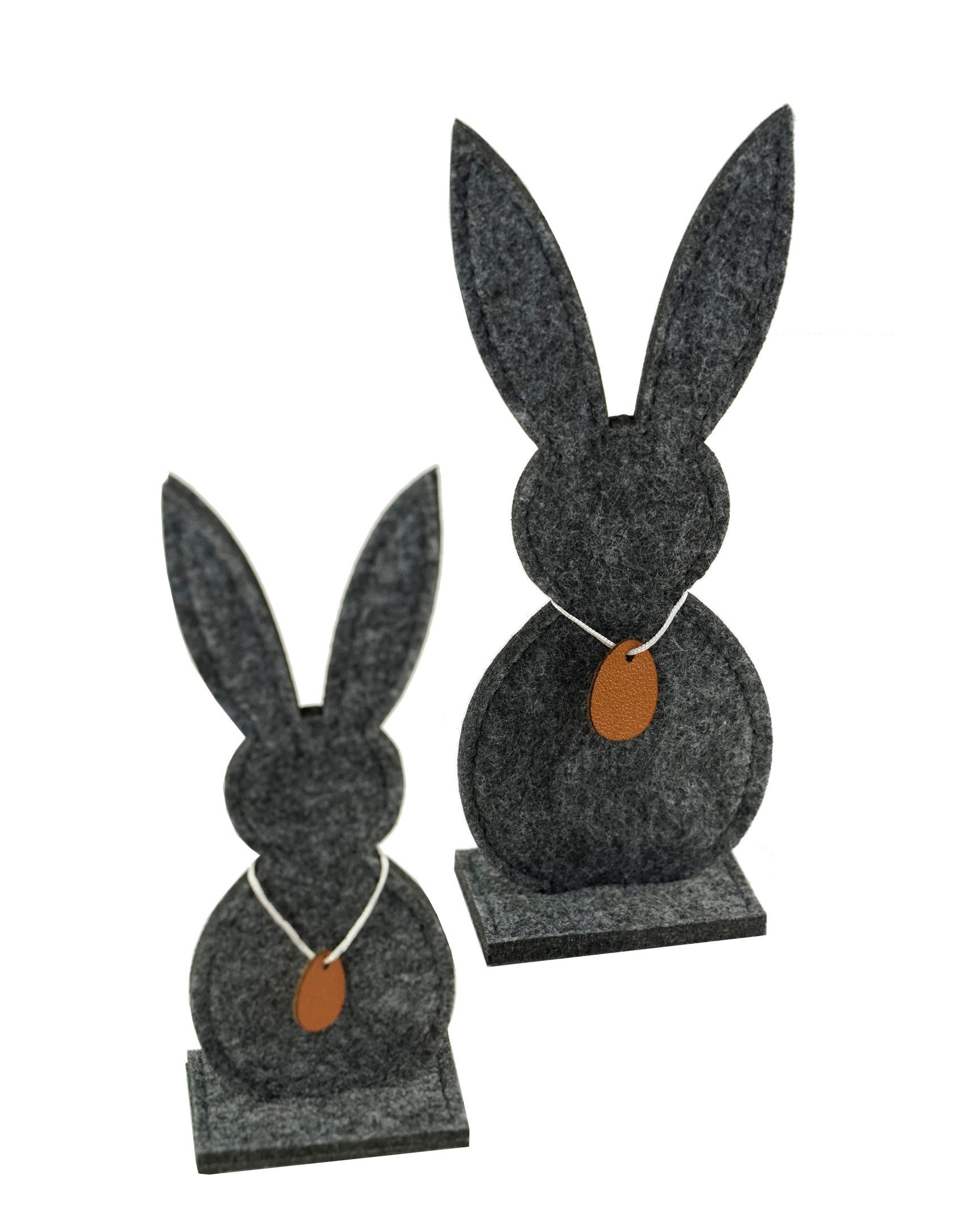 Fuchs Versand 24/7 Osterei Filz Deko Osterhasen 2er-Set (15cm + 20cm) verschiedene Цвета(ов)