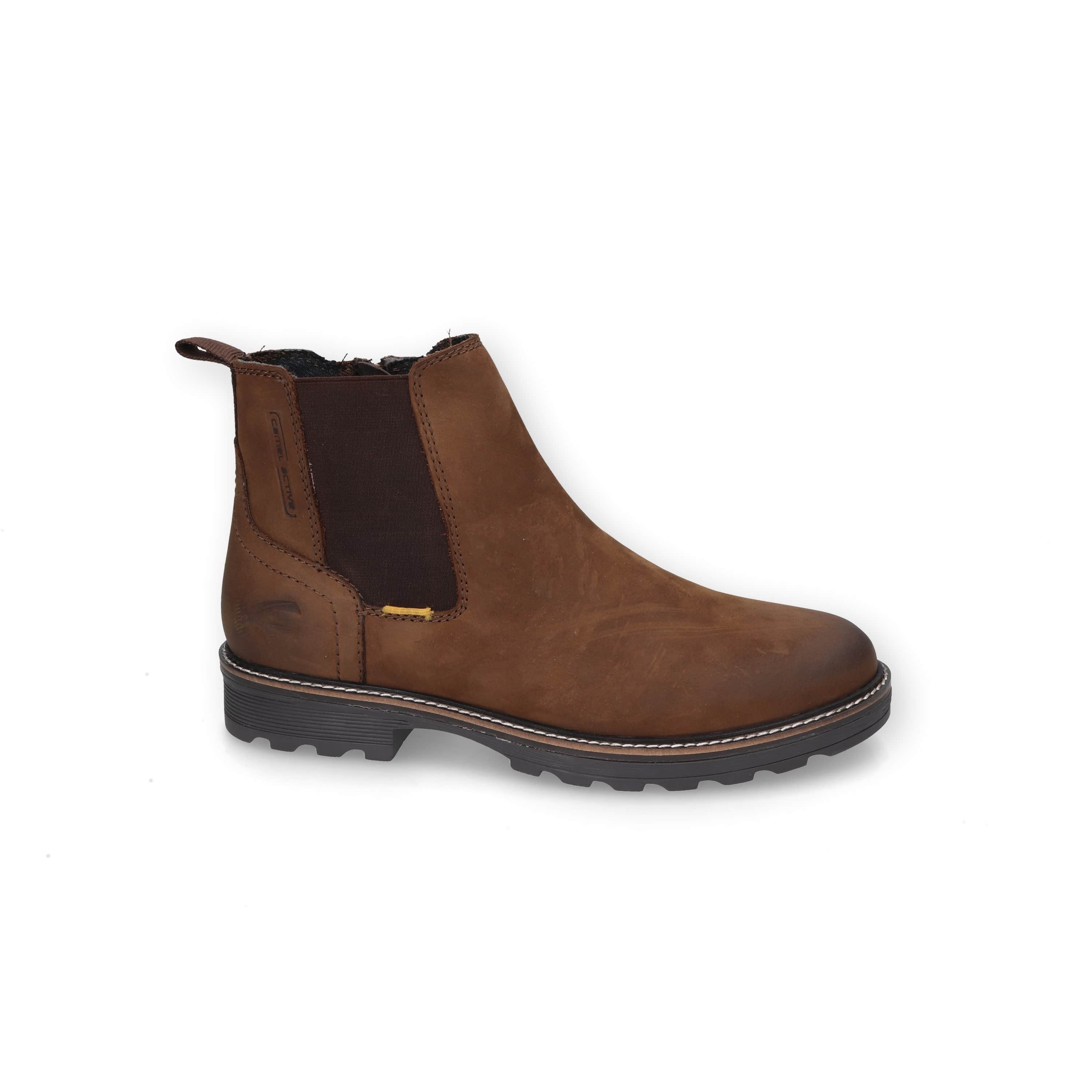 camel active Boots Tumbled Nubuk CAFE Schnürboots günstig online kaufen