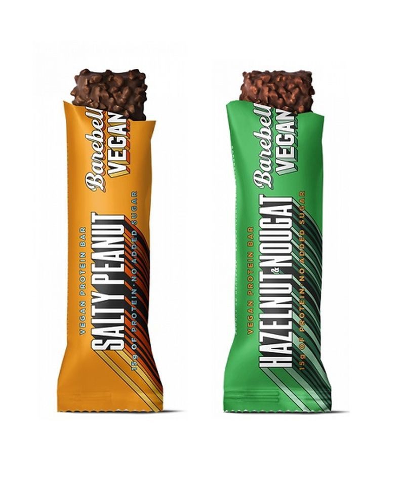 Barebells Vegan Bar 12x 55g - Peanut Caramel Riegel, 660 g, Riegel