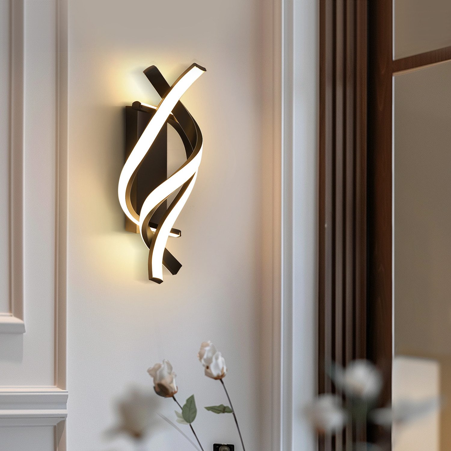 oyajia LED Wandleuchte Moderne Wandleuchte Innen, günstig online kaufen