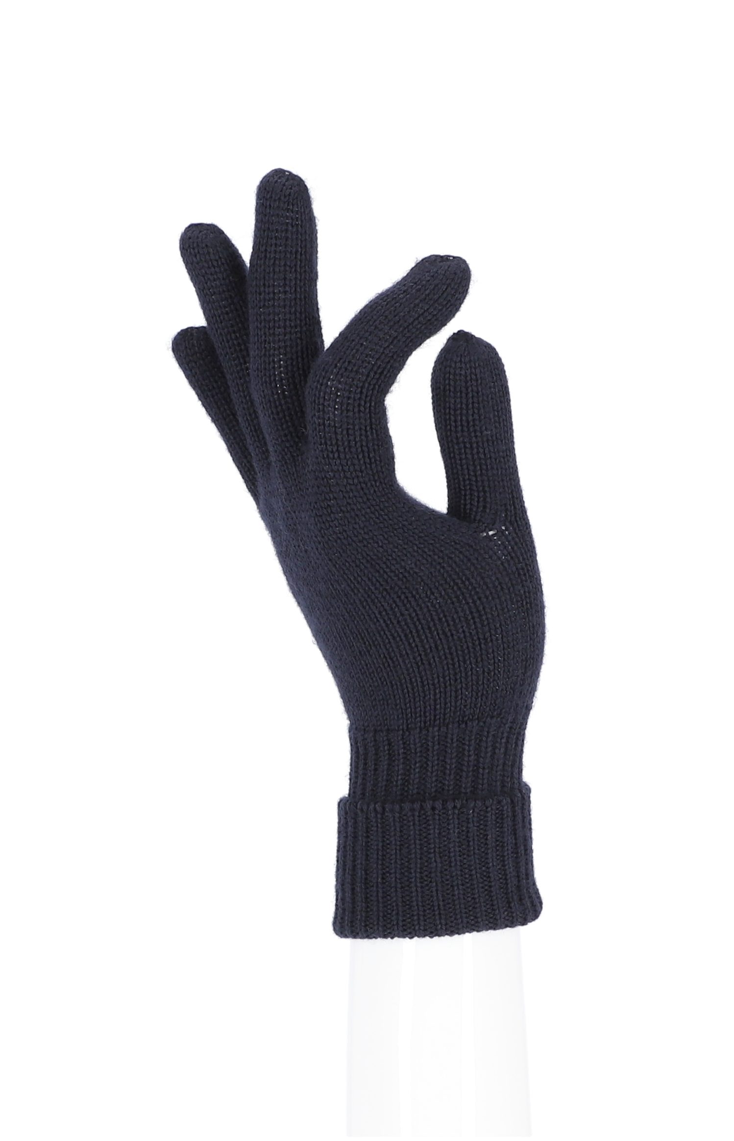 halsüberkopf Accessoires Strickhandschuhe Fingerhandschuh Damen weiche Handschuhe Damen marine