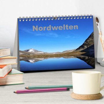 CALVENDO Wandkalender Nordwelten (Tischkalender 2024 DIN A5 quer), CALVENDO Monatskalender